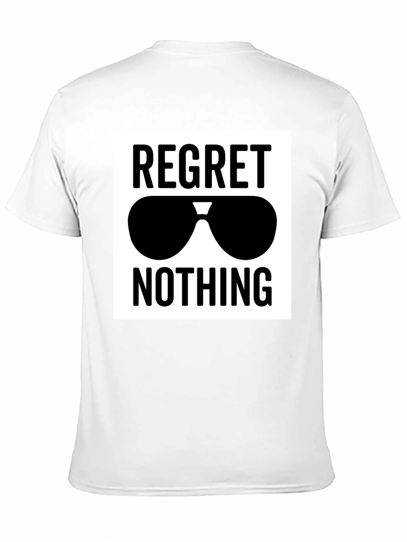 Regret Nothing Sunglasses Graphic Tee - Black