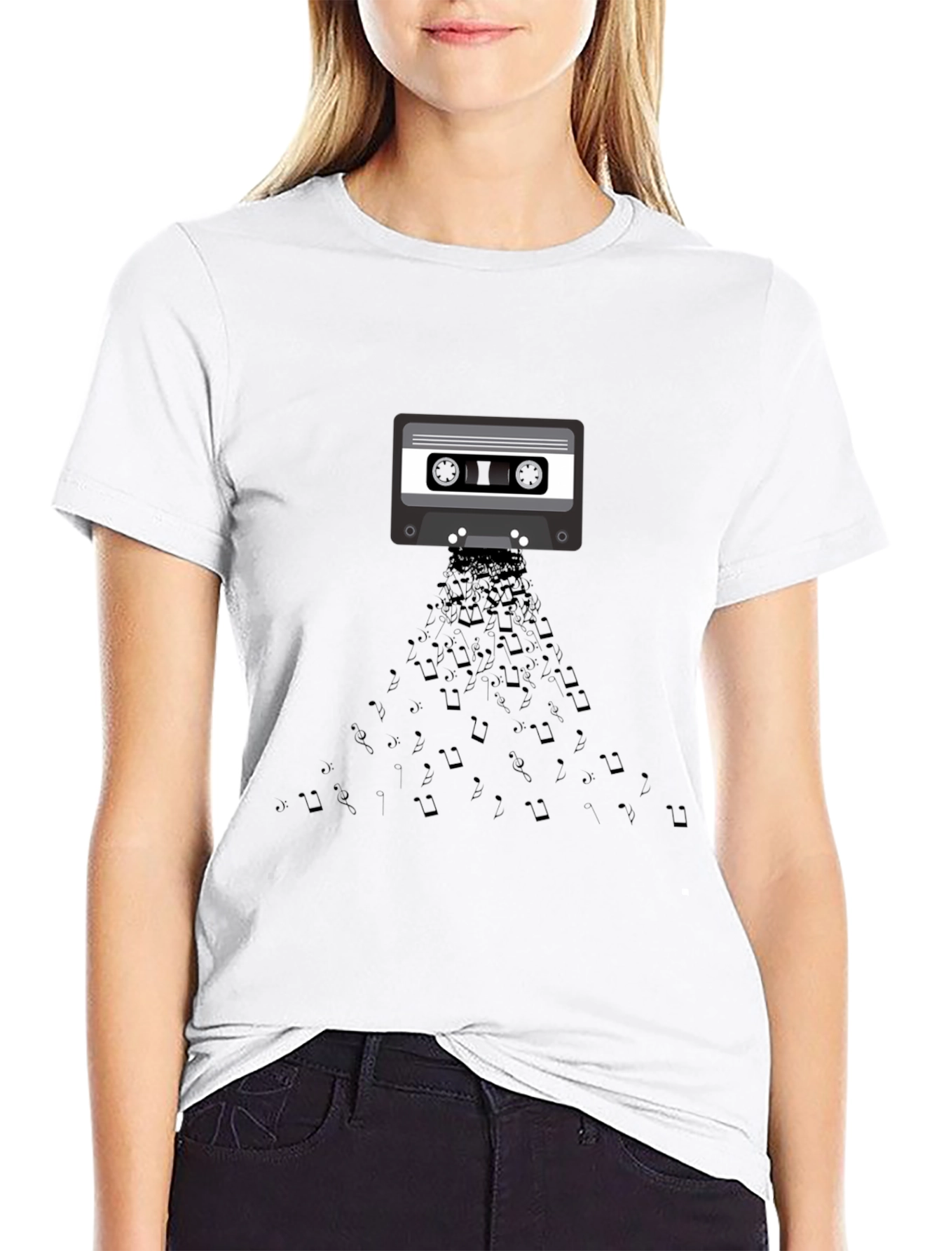 Retro Cassette Tape Music T-Shirt