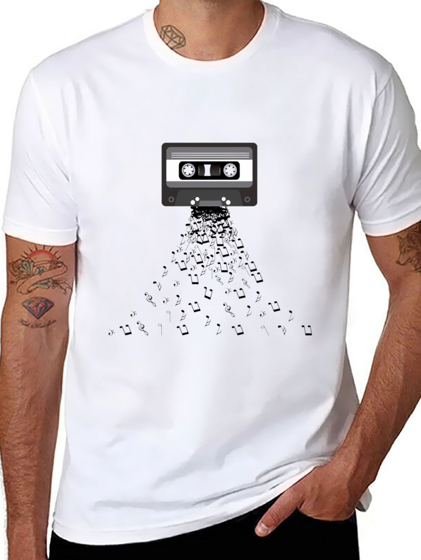 Retro Cassette Tape Music T-Shirt