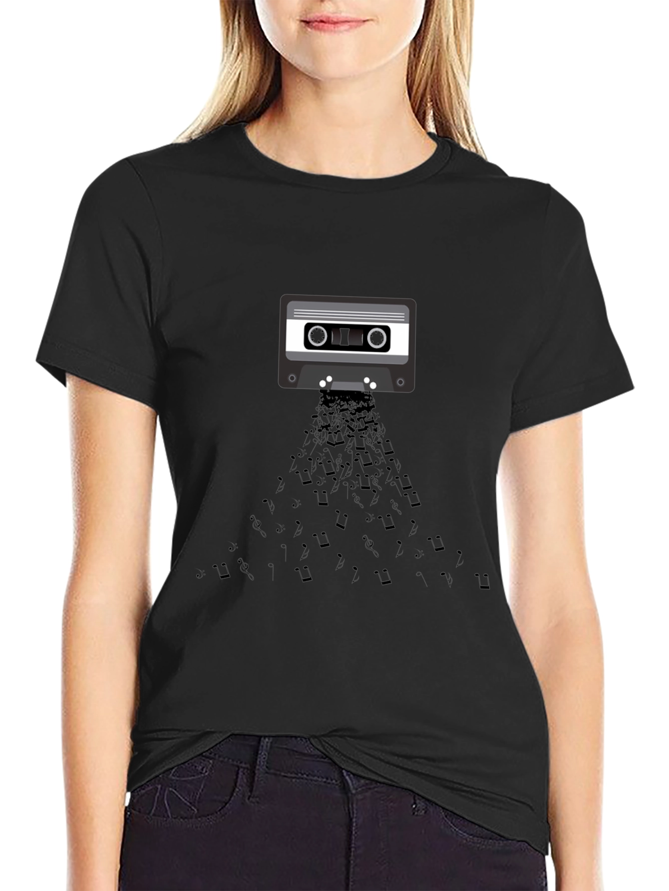 Retro Cassette Tape Music T-Shirt