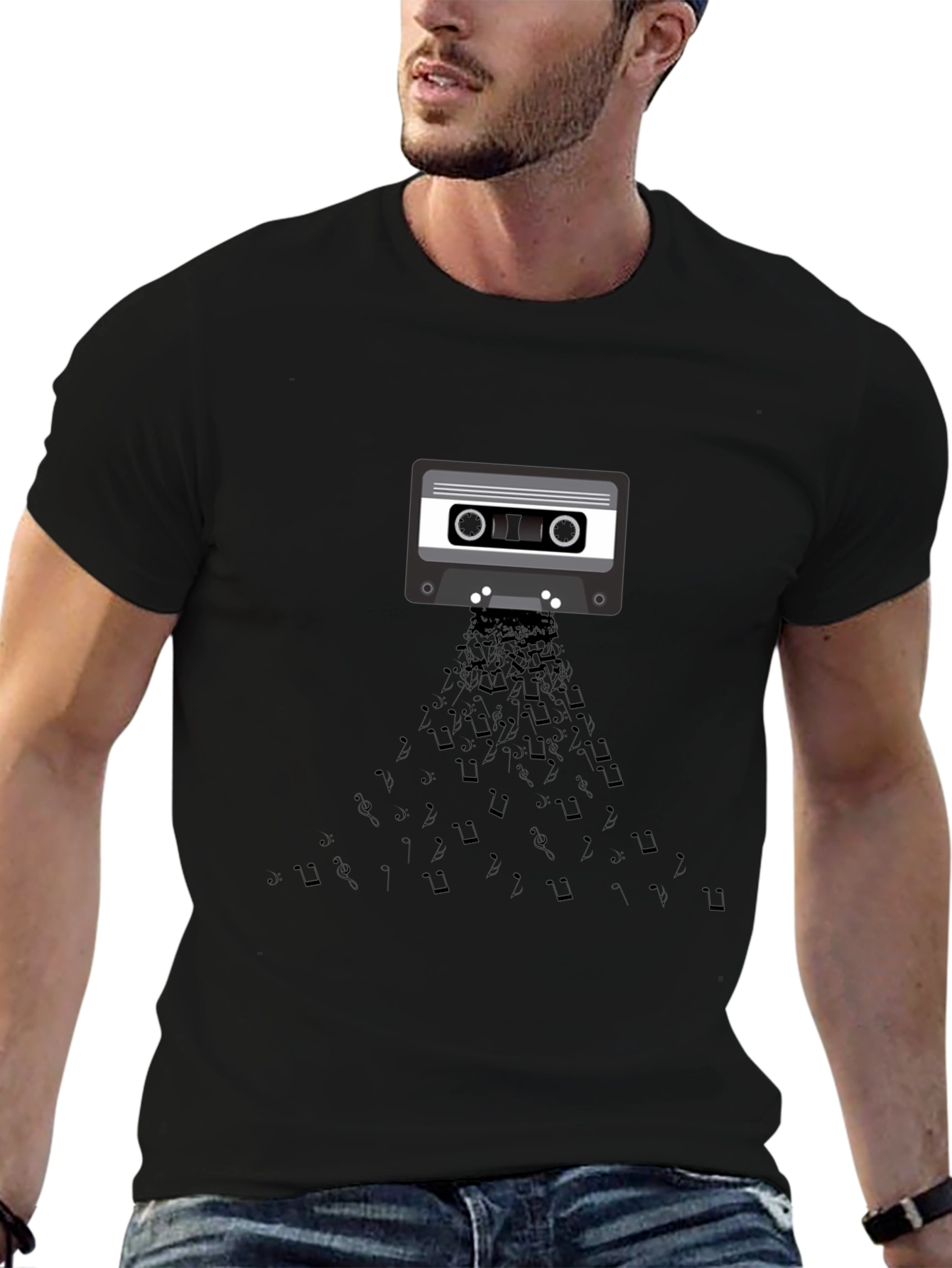 Retro Cassette Tape Music T-Shirt