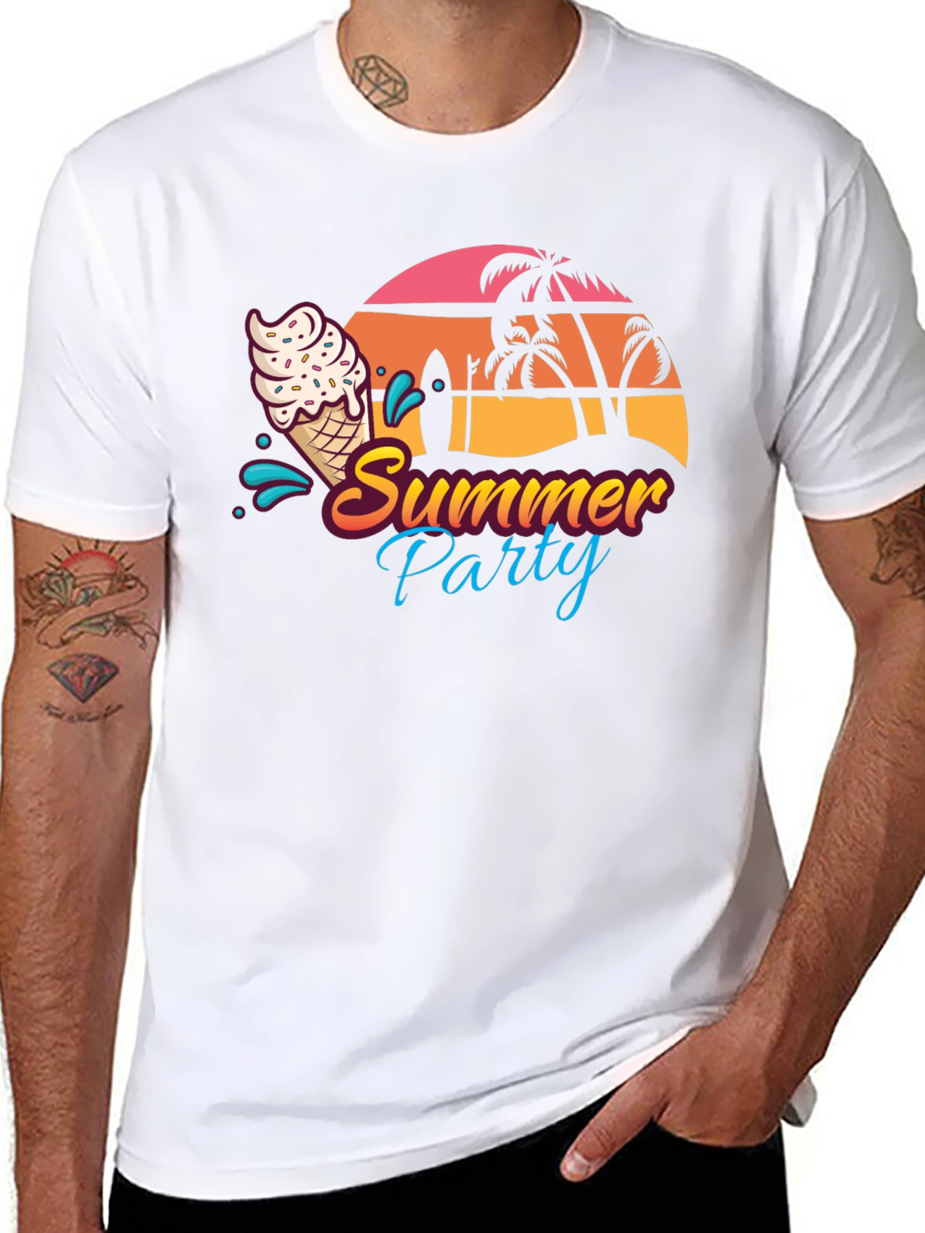 Summer Party Graphic Tee - Vacation Vibes