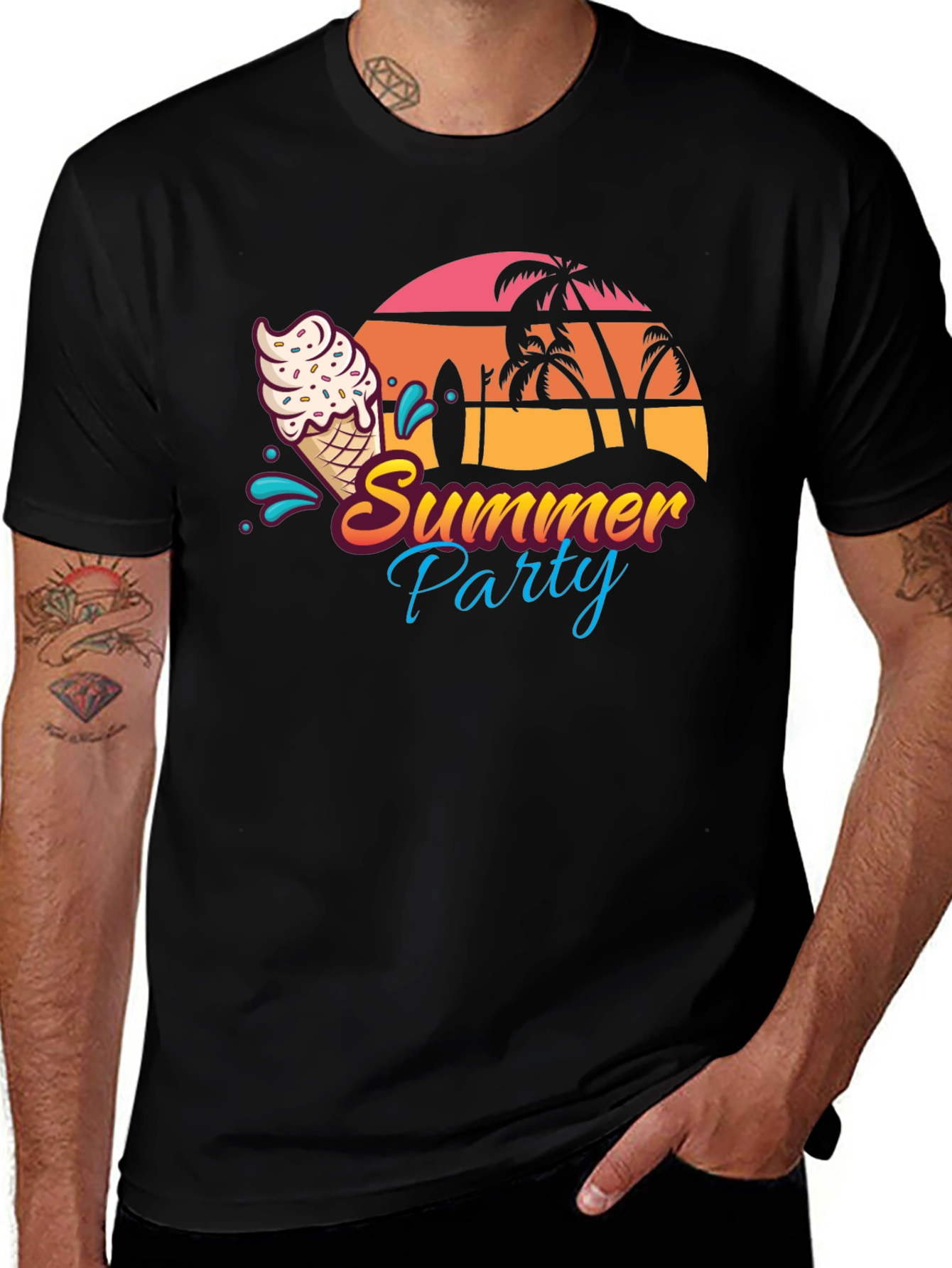 Summer Party Graphic Tee - Vacation Vibes