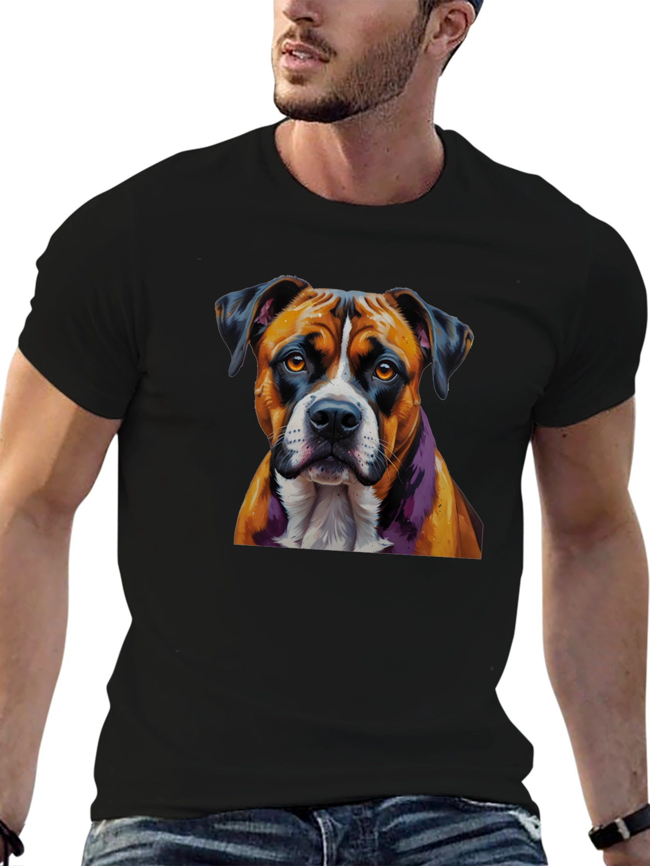 Dog Breed Graphic Tee - Unisex Black T-Shirt
