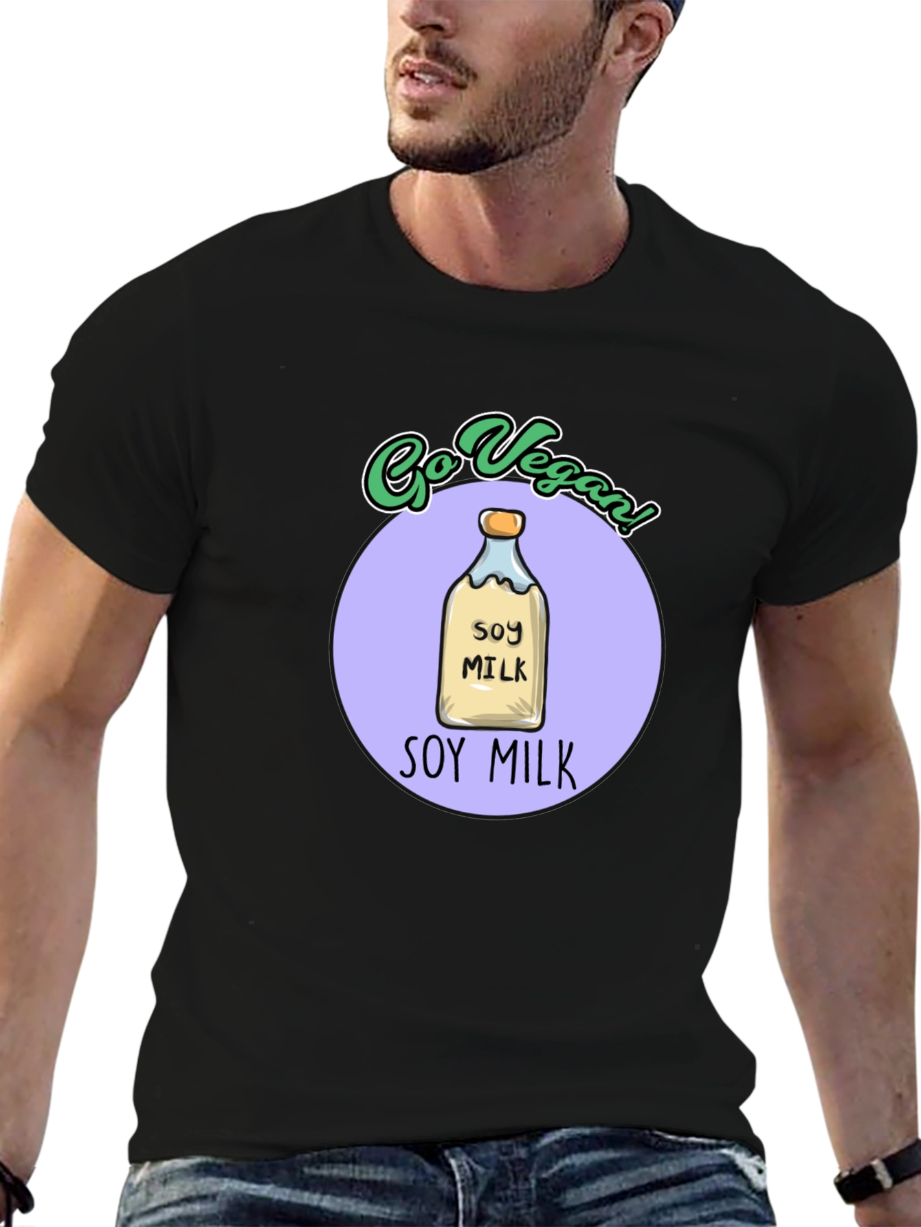 Go Vegan Soy Milk T-Shirt