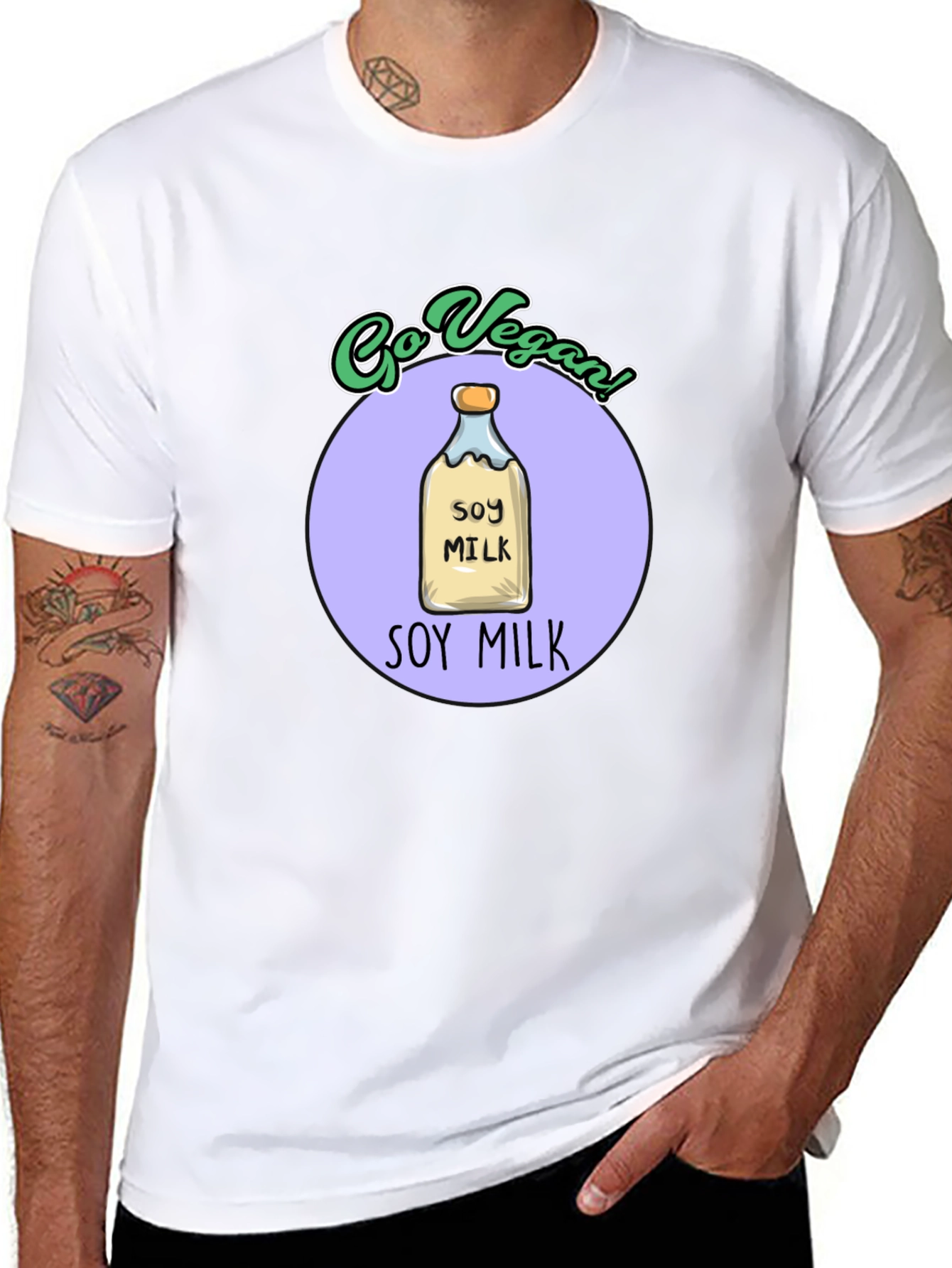 Go Vegan Soy Milk T-Shirt
