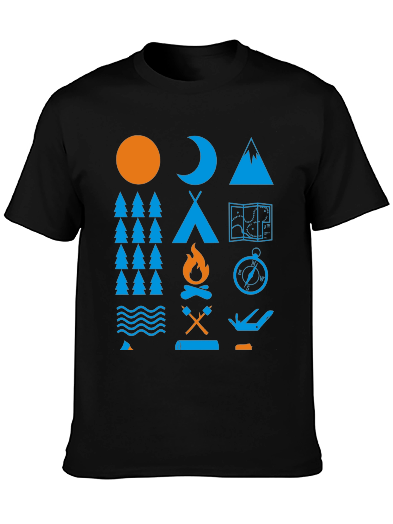 Camping Adventure Graphic T-Shirt