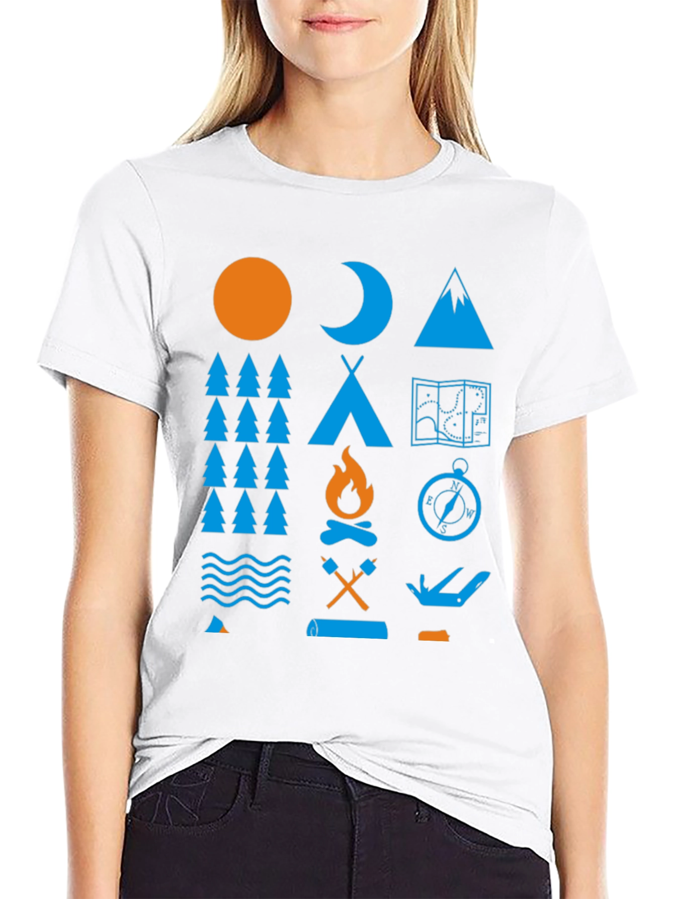 Camping Adventure Graphic T-Shirt