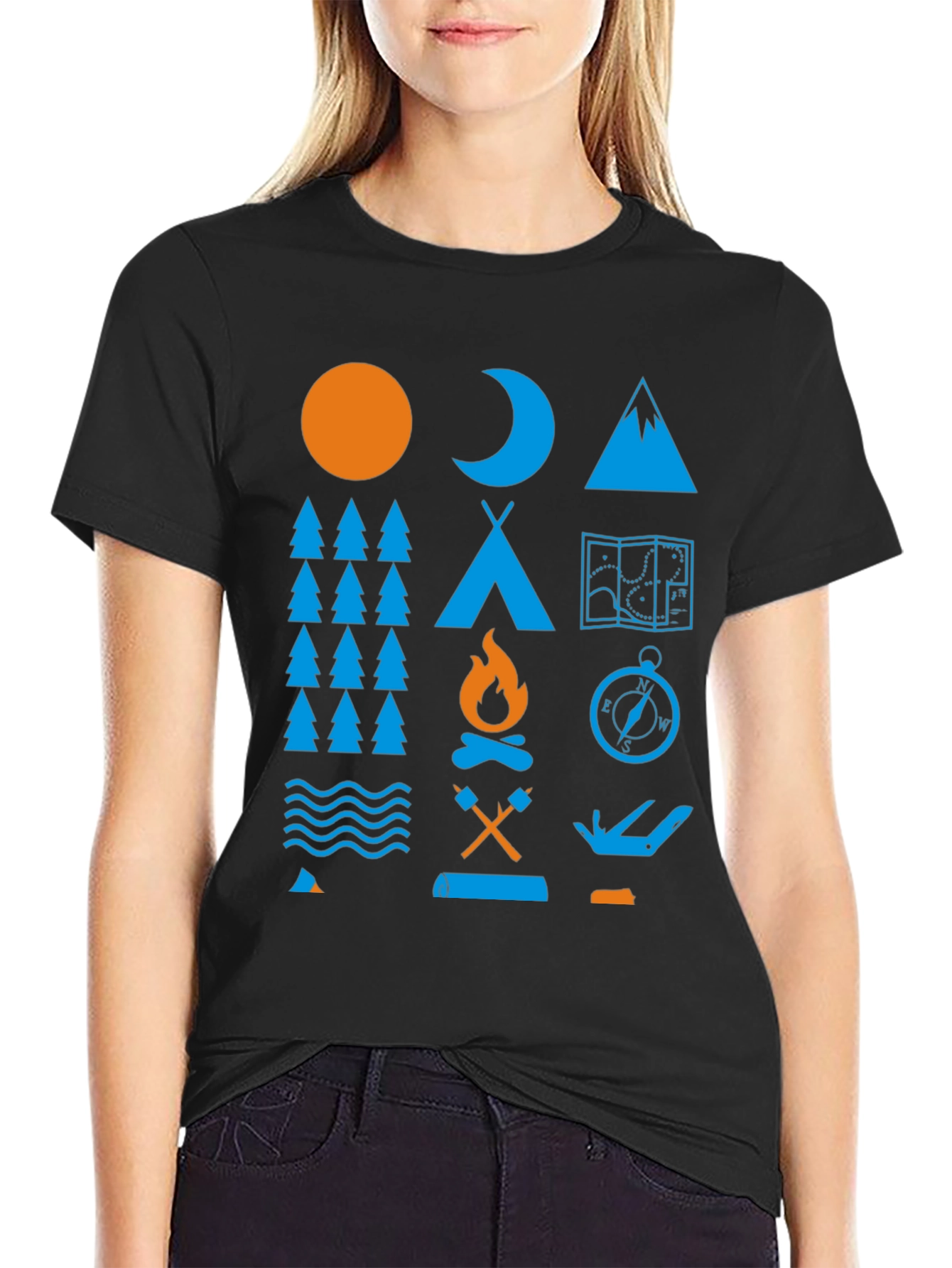 Camping Adventure Graphic T-Shirt