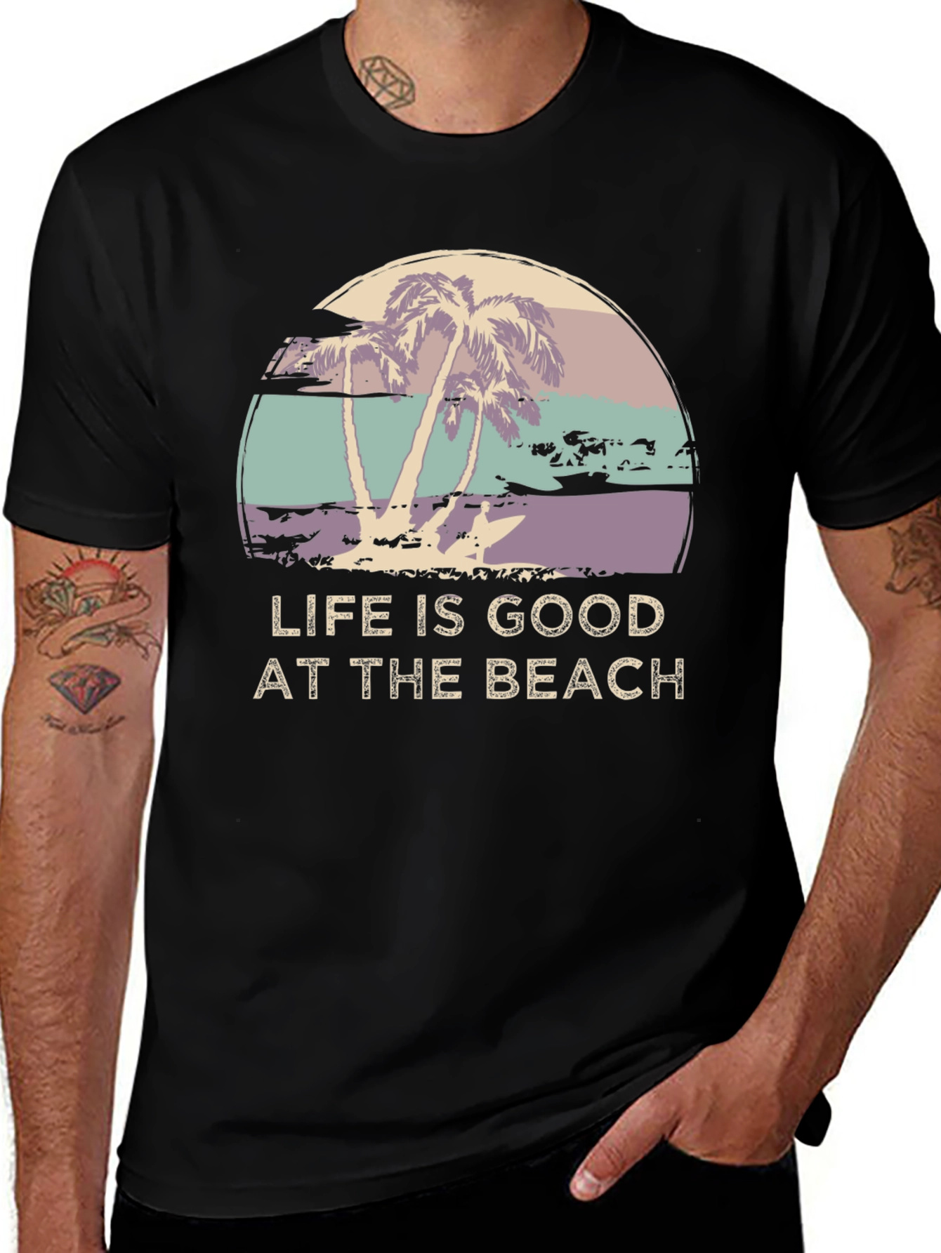 Life is Good at the Beach Graphic T-Shirt