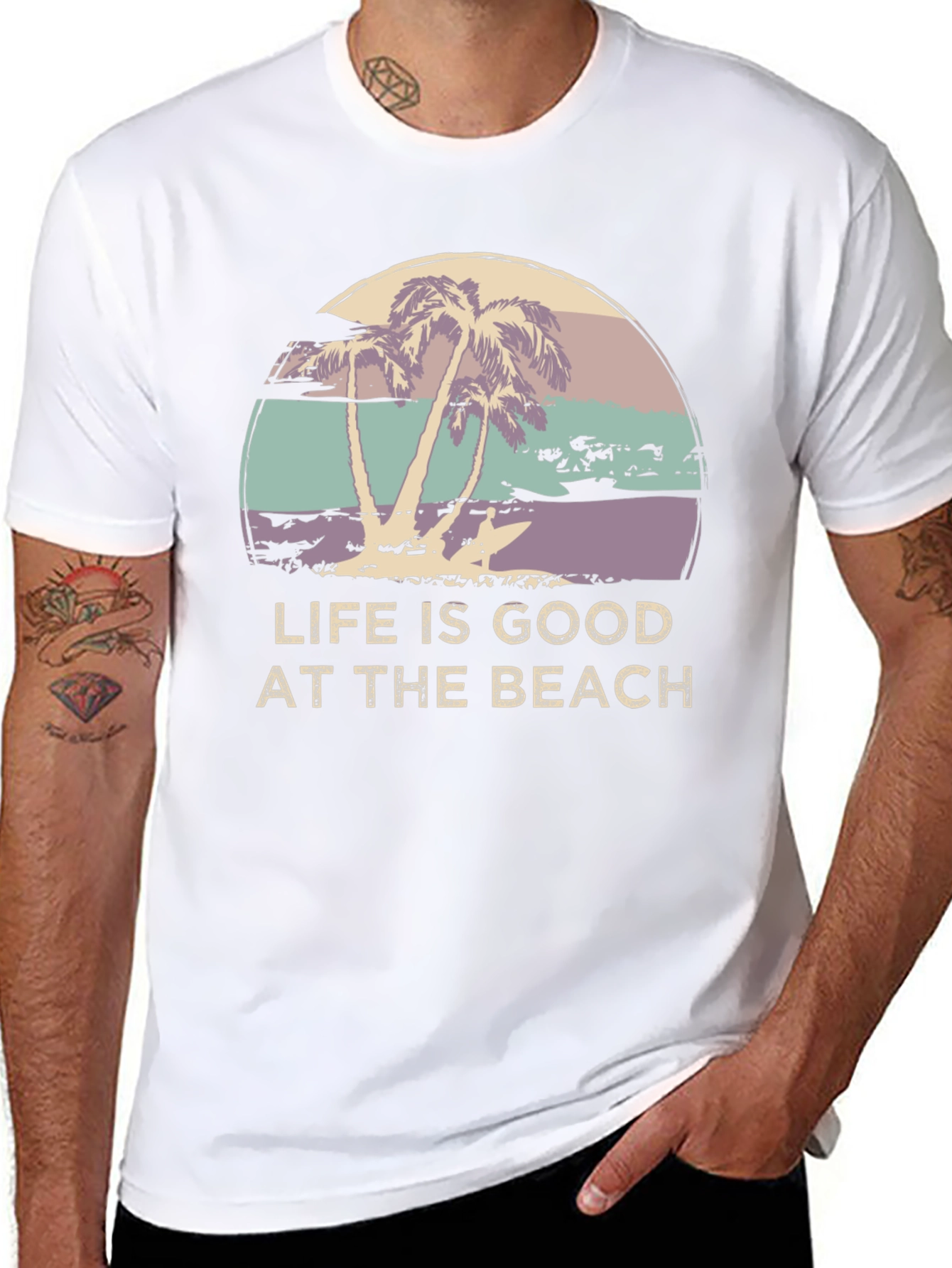 Life is Good at the Beach Graphic T-Shirt