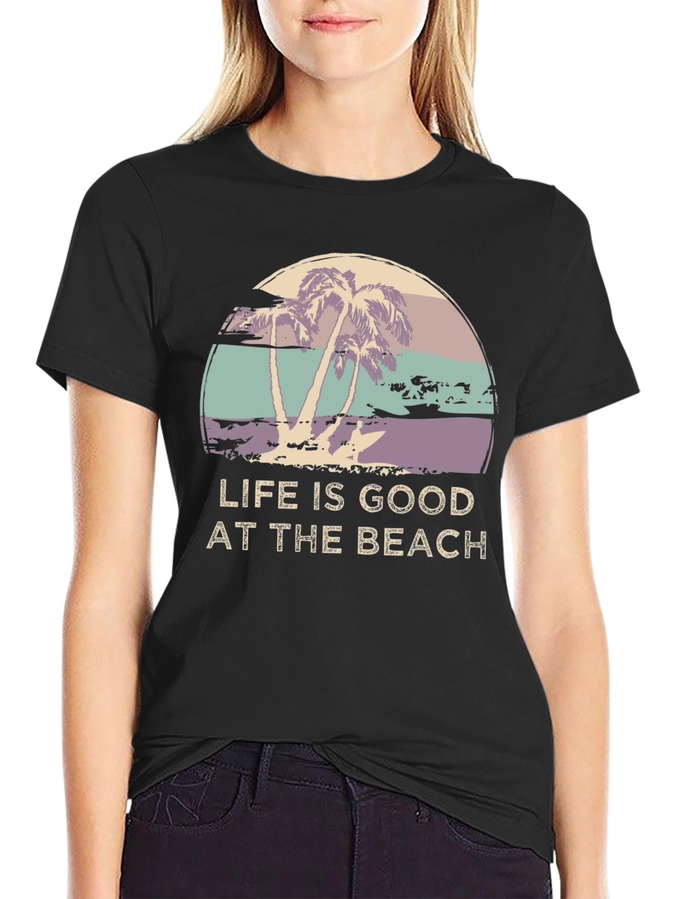 Life is Good at the Beach Graphic T-Shirt
