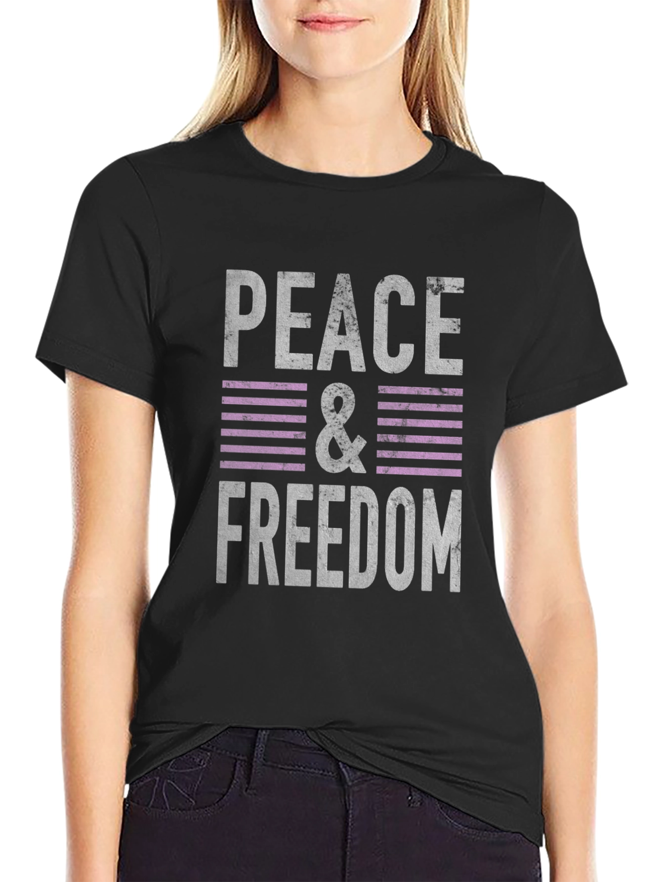 Peace & Freedom Graphic T-Shirt - Relaxed Fit