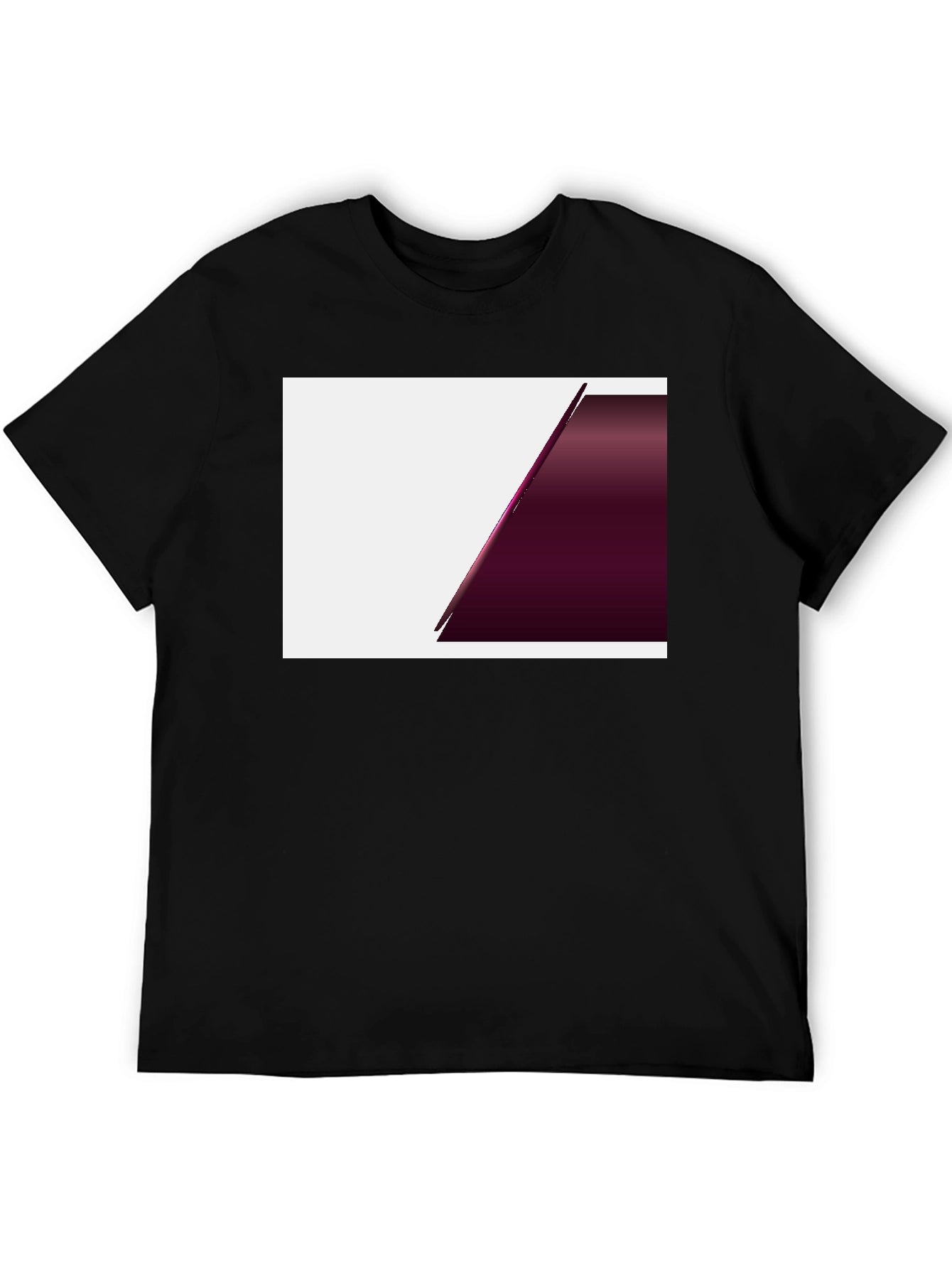 Modern Black T-Shirt with Abstract Design