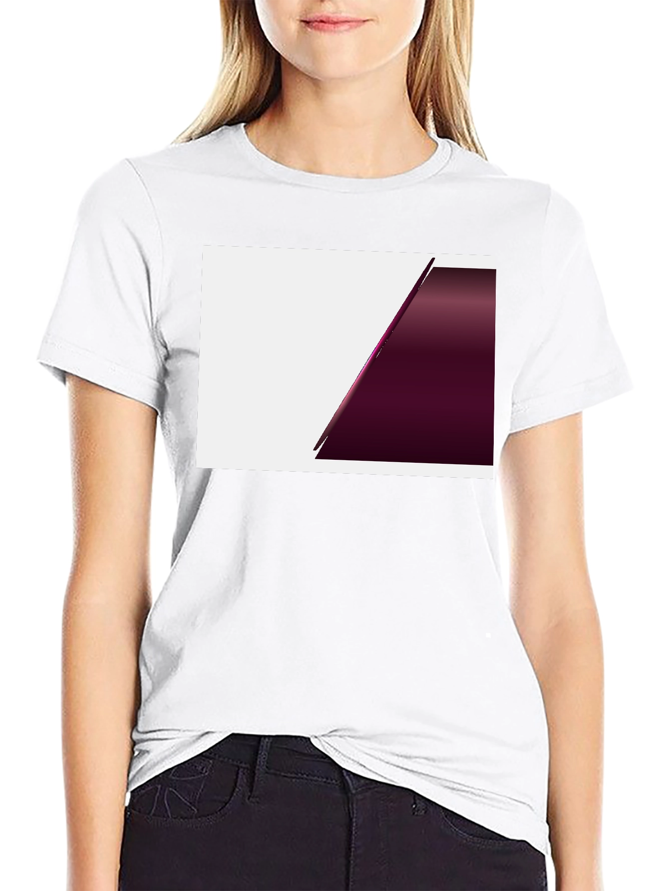 Modern Black T-Shirt with Abstract Design