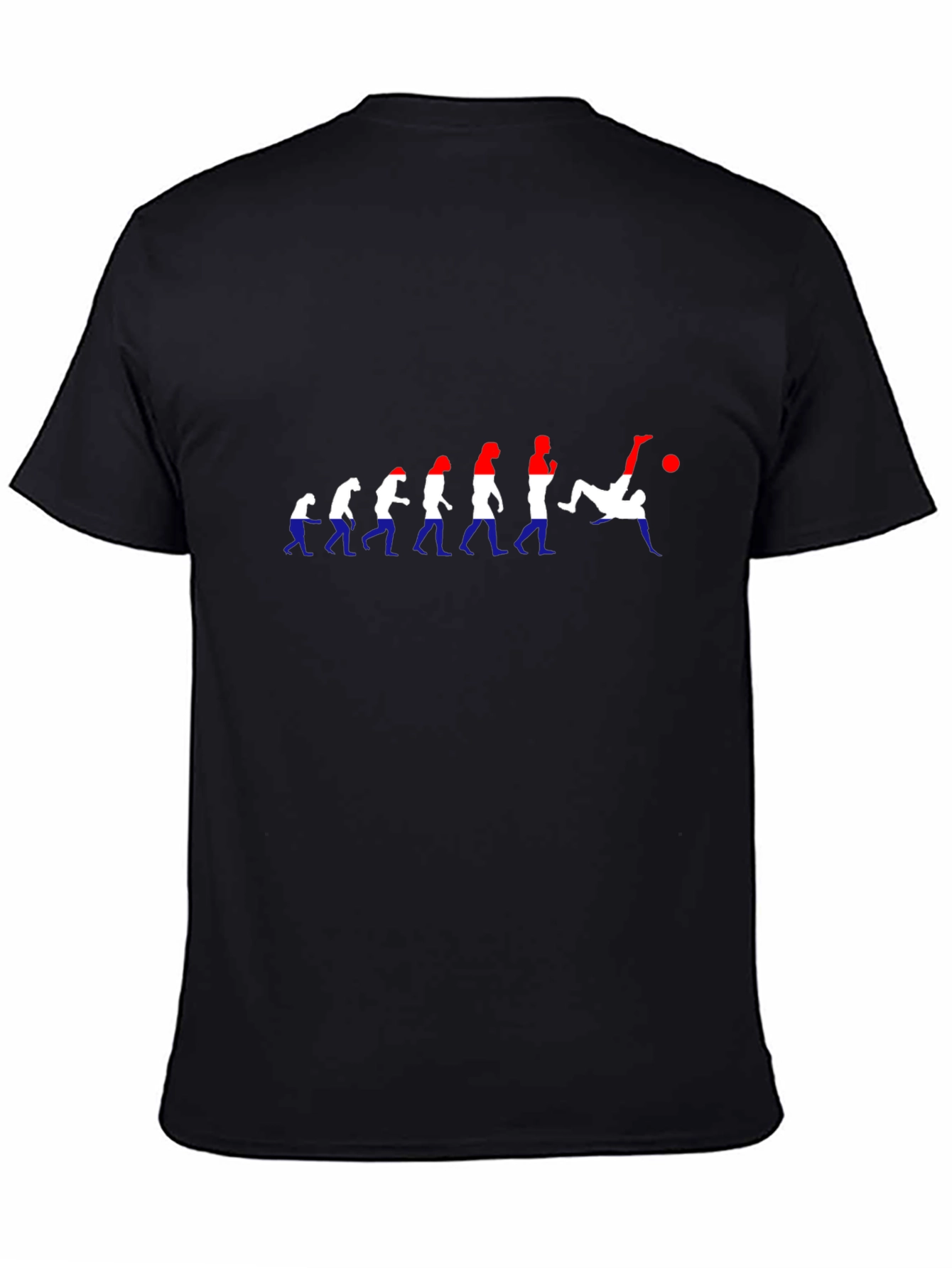 Evolution of Soccer Black T-Shirt
