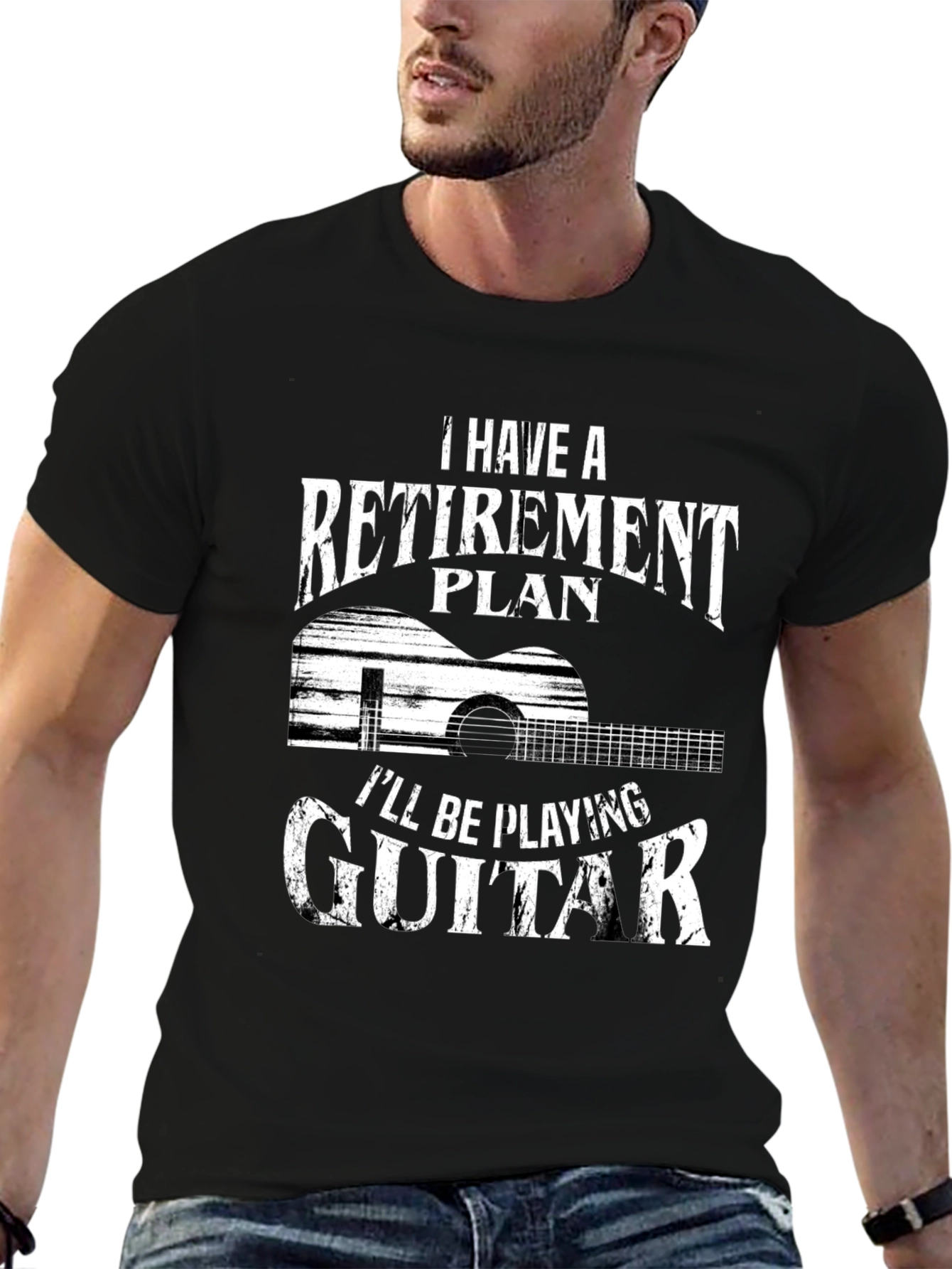 Retirement Plan Guitar T-Shirt