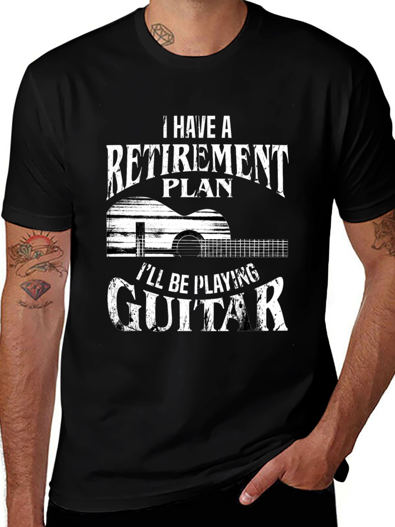 Retirement Plan Guitar T-Shirt