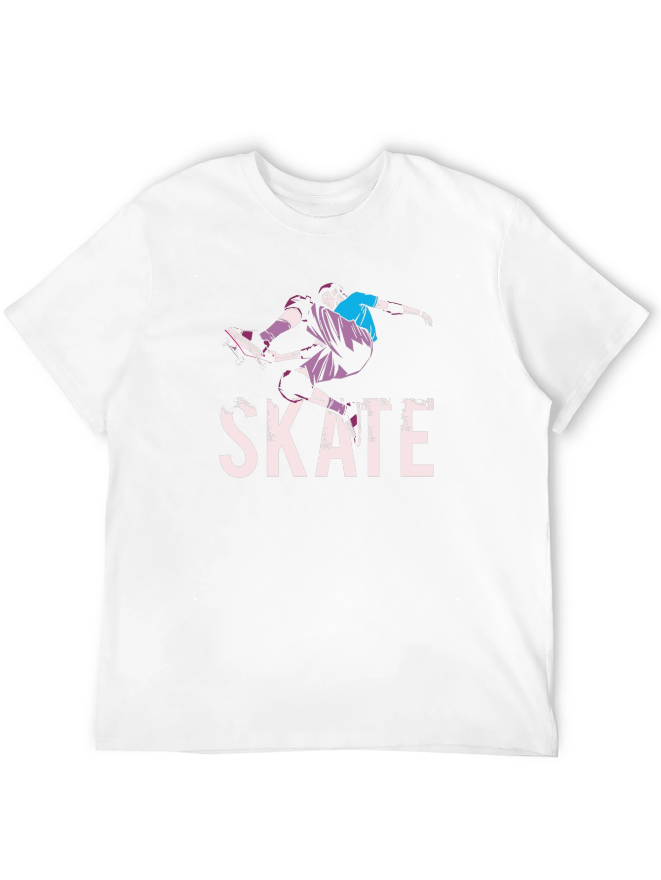 Skate T-Shirt - Black Skateboarder Graphic Tee