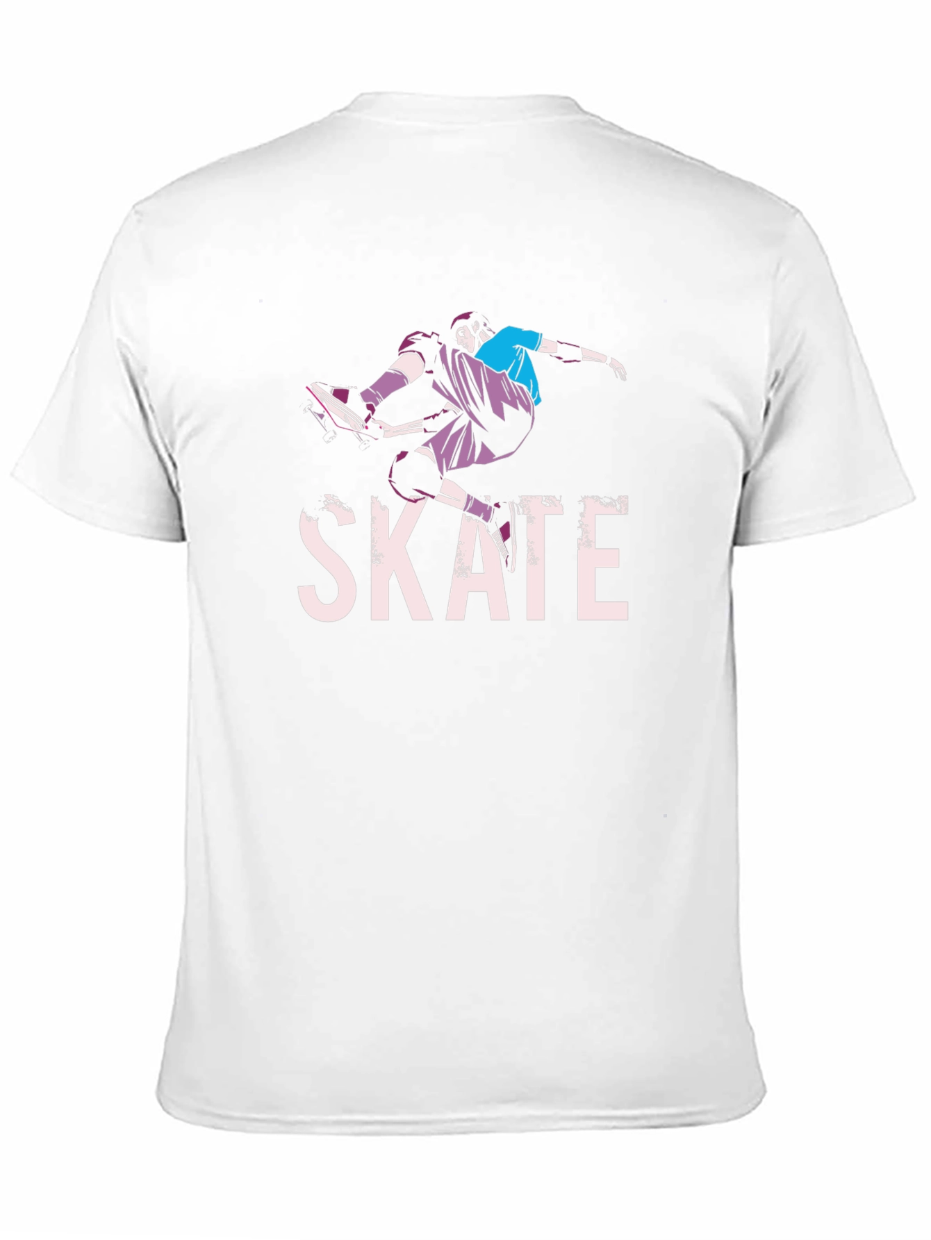 Skate T-Shirt - Black Skateboarder Graphic Tee