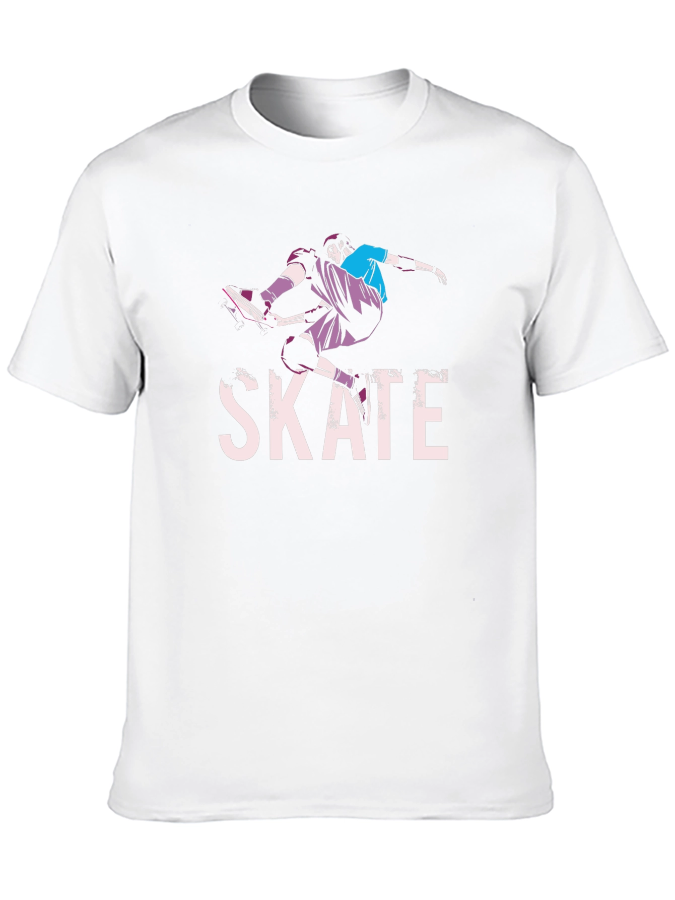 Skate T-Shirt - Black Skateboarder Graphic Tee