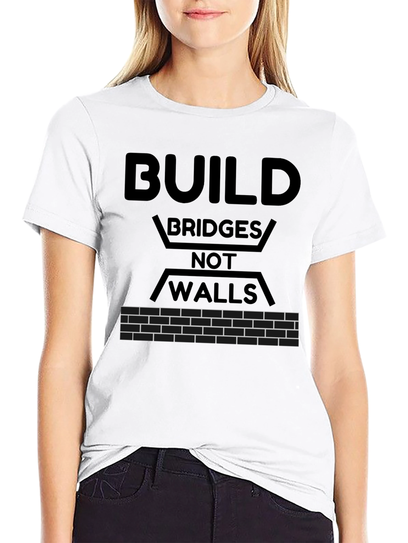 Build Bridges T-Shirt - Political Statement Tee