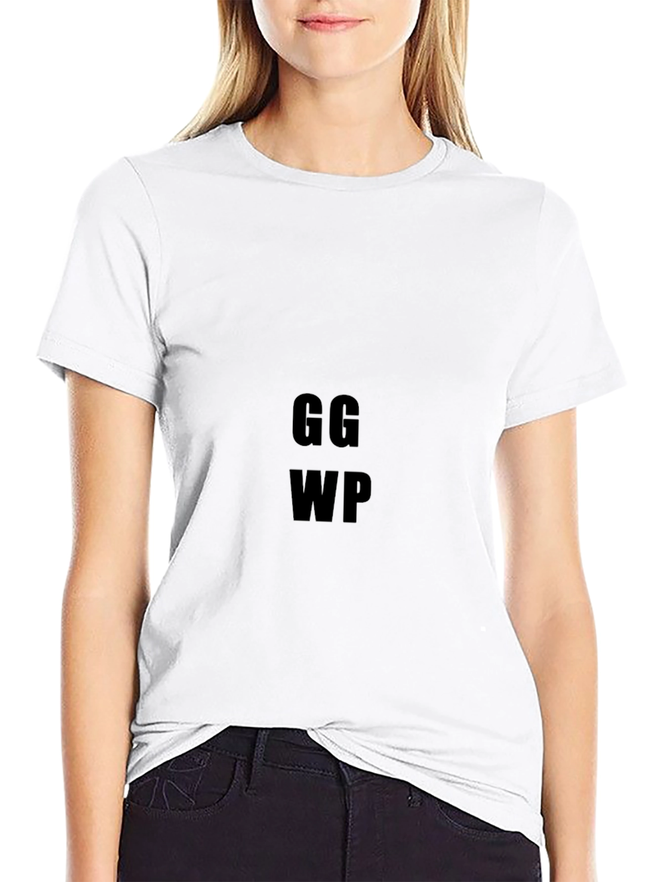 GG WP Black T-Shirt - Gamer Style