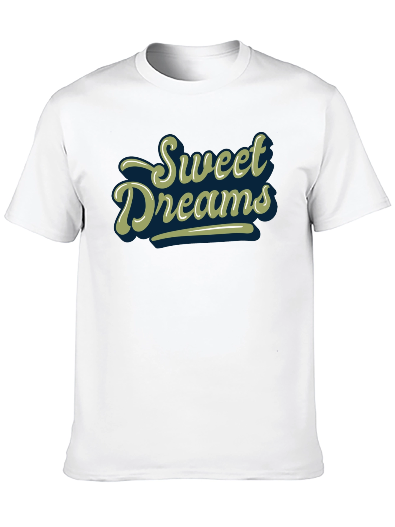Sweet Dreams Graphic Print Black T-Shirt