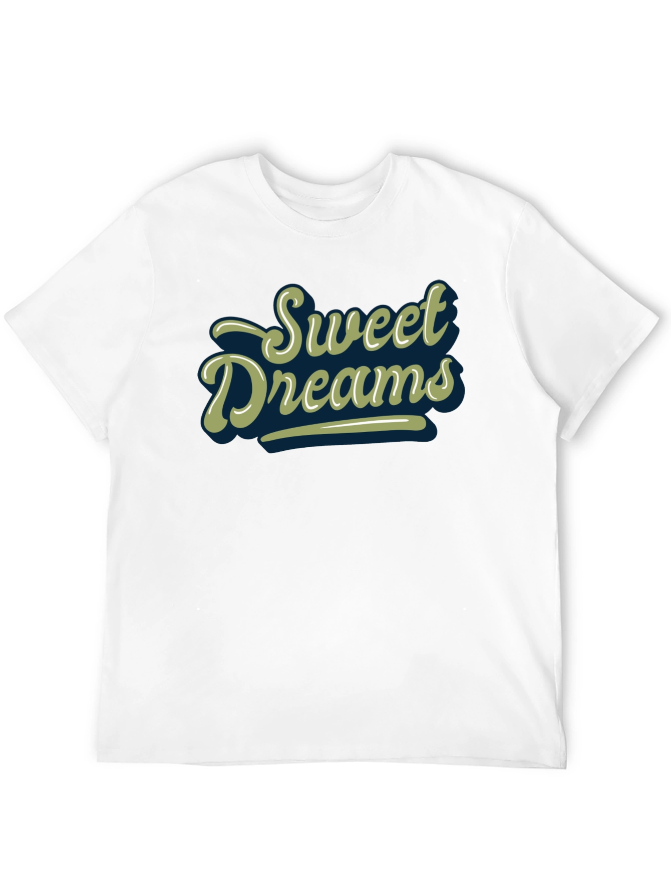 Sweet Dreams Graphic Print Black T-Shirt
