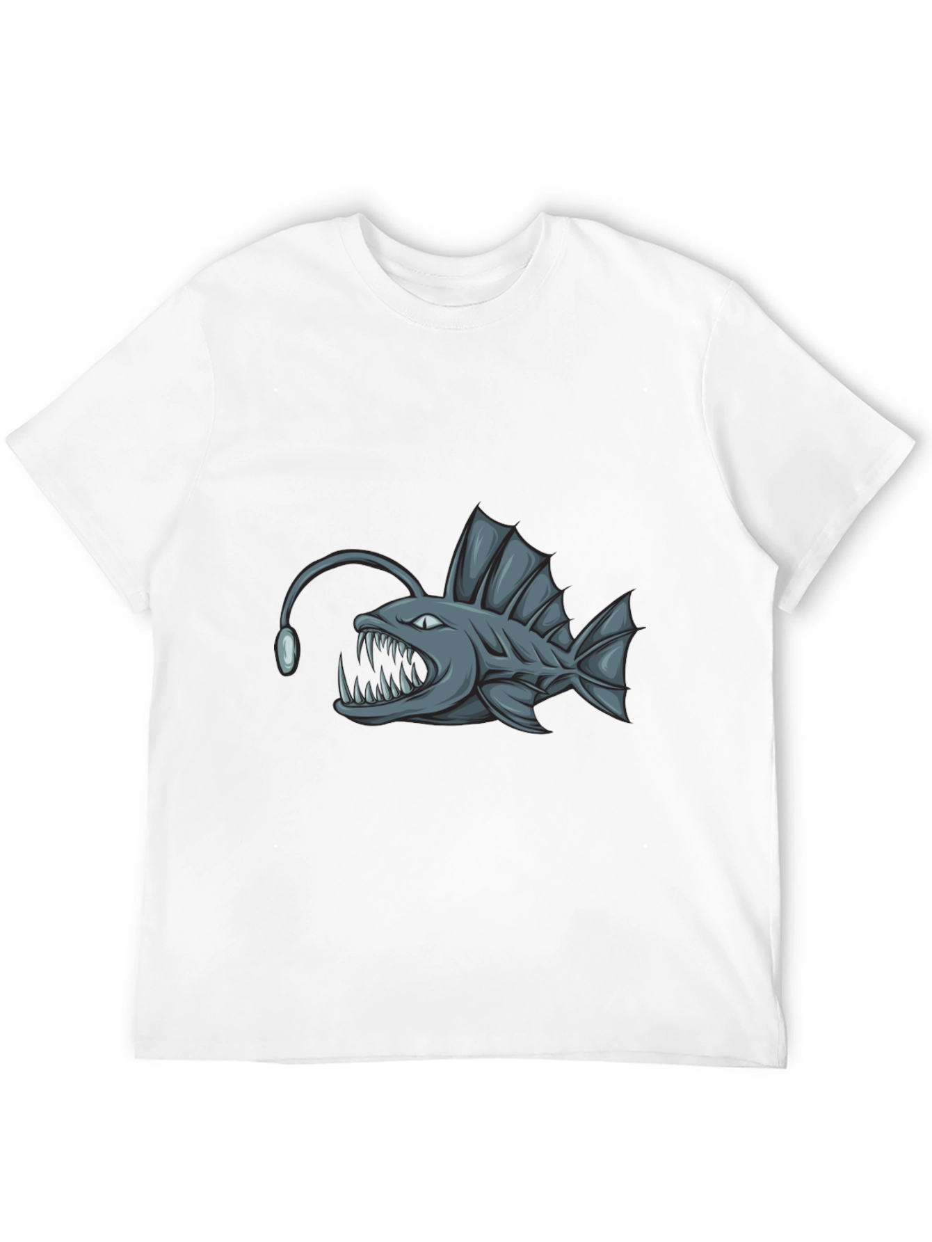 Angler Fish Graphic Tee - Unique Design