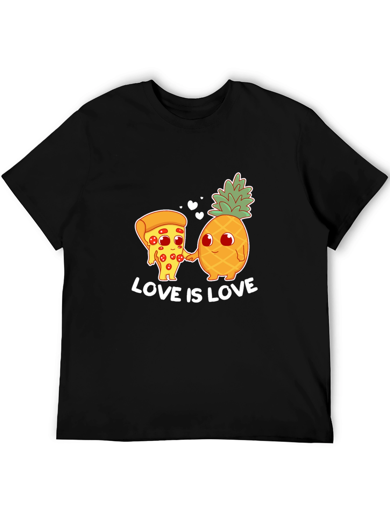 Pizza Pineapple Love Graphic T-Shirt