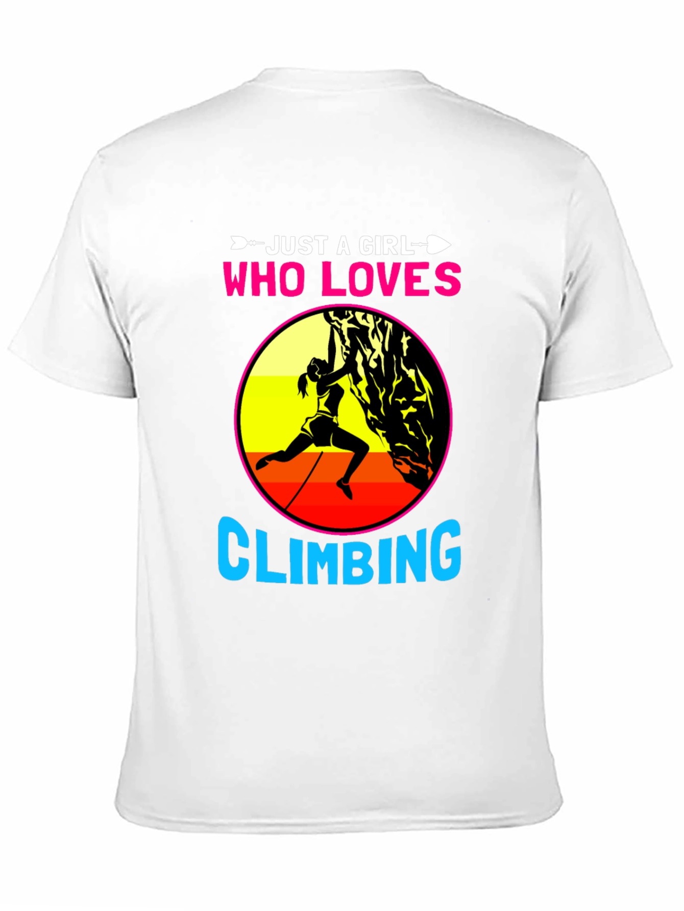 Girl Who Loves Climbing Graphic Tee