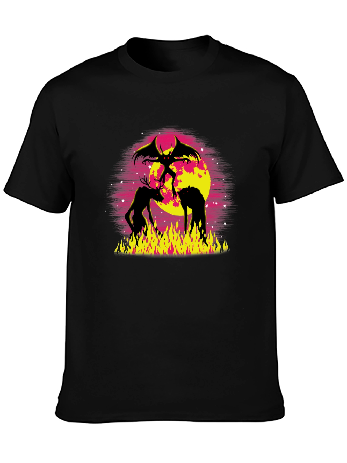 Demonic Graphic Tee - Black