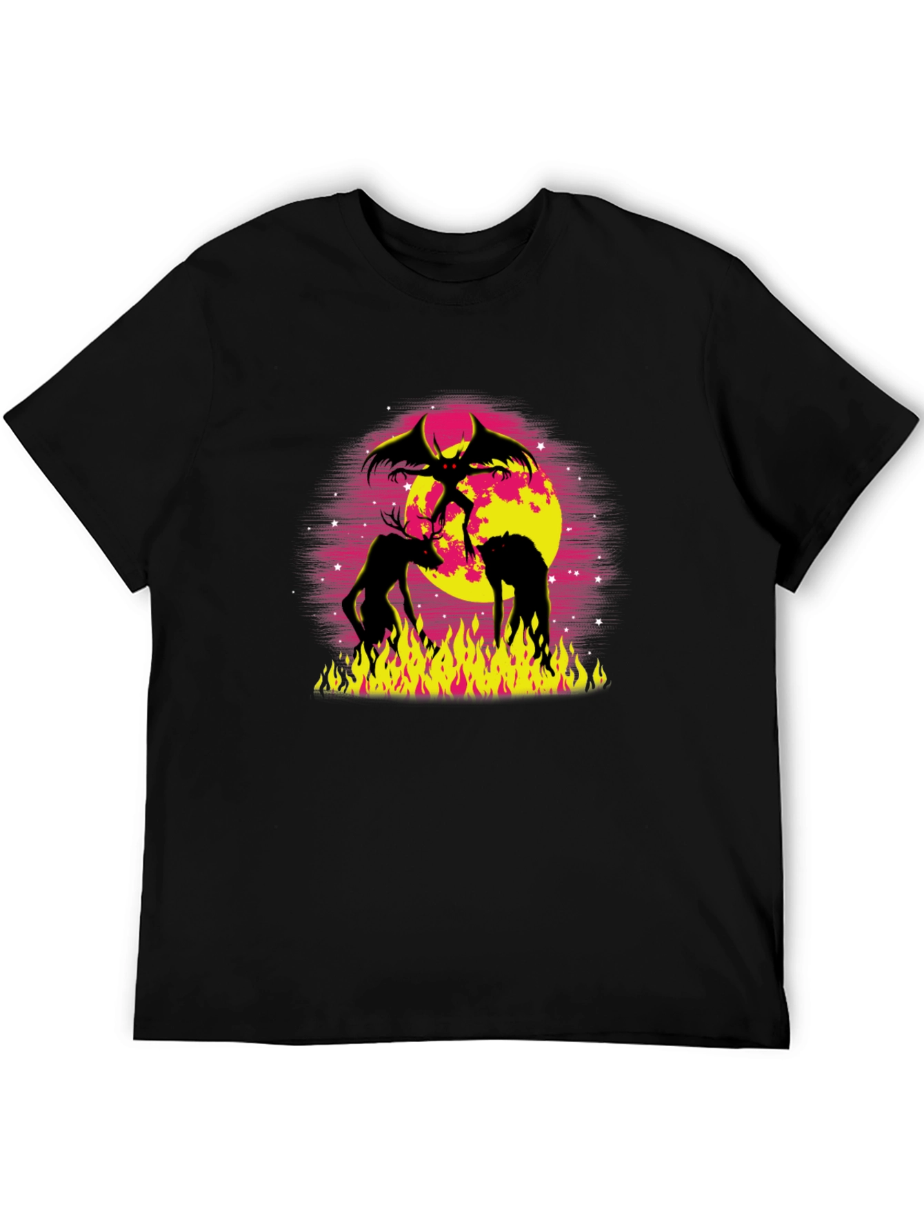 Demonic Graphic Tee - Black