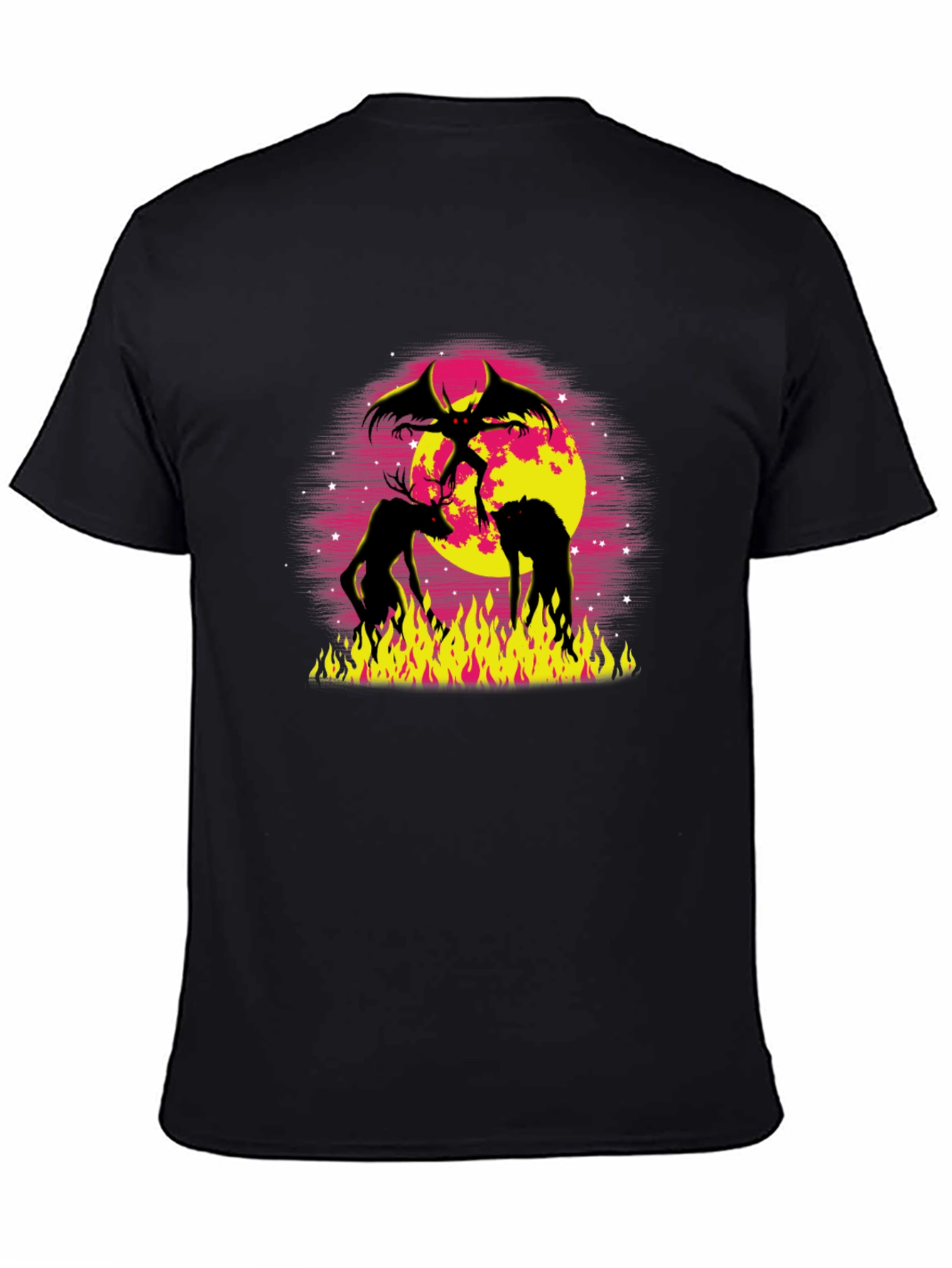 Demonic Graphic Tee - Black