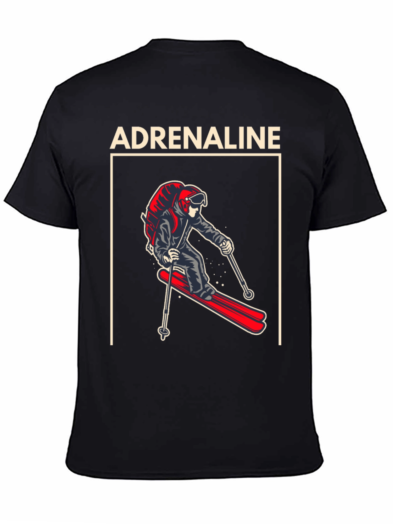 Adrenaline Skiing Graphic Tee