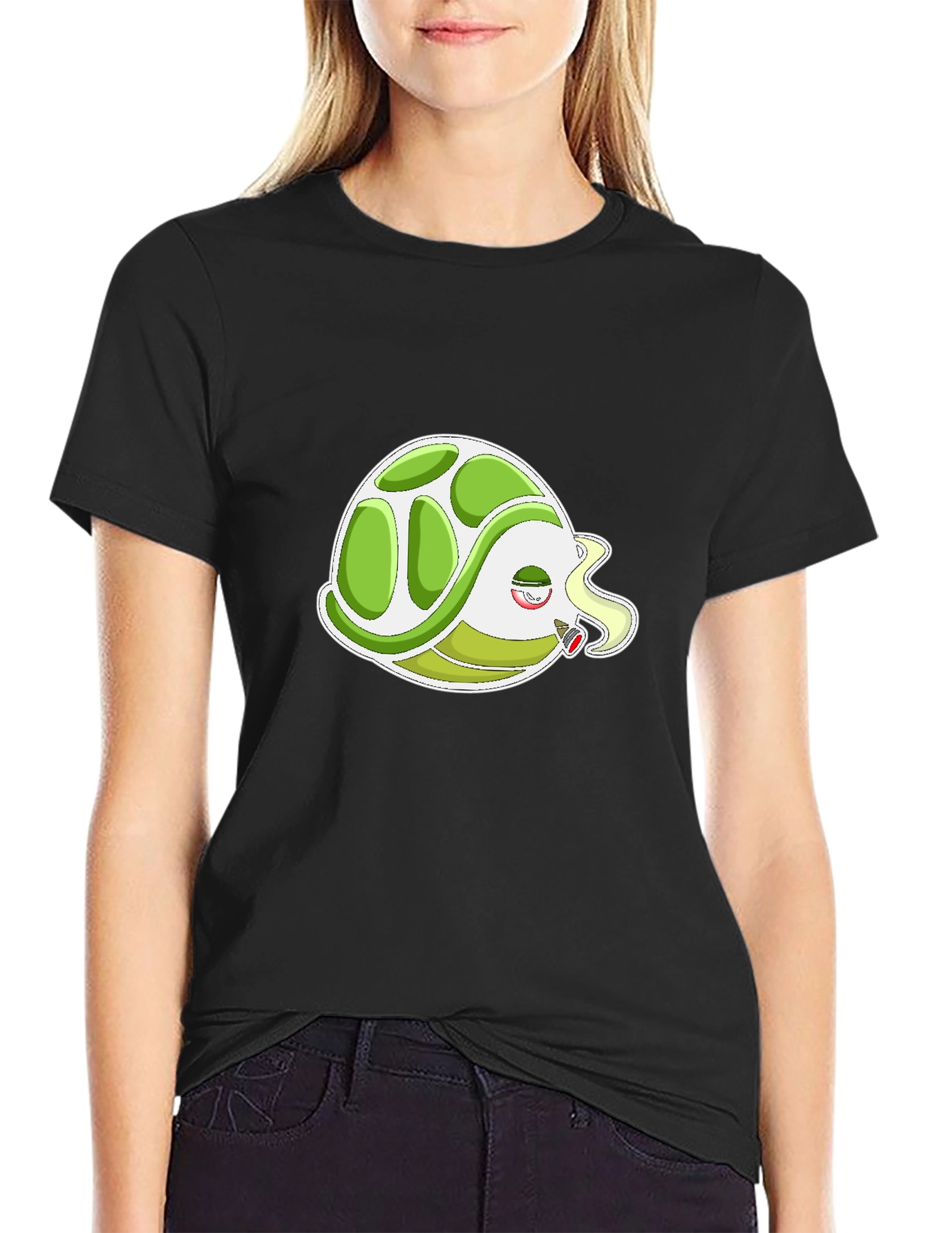 Smoking Turtle T-Shirt - Cool & Casual