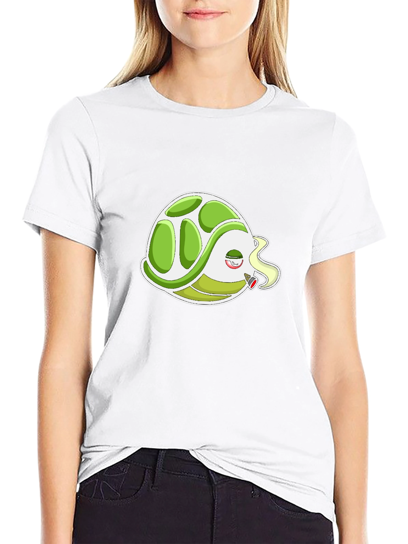 Smoking Turtle T-Shirt - Cool & Casual