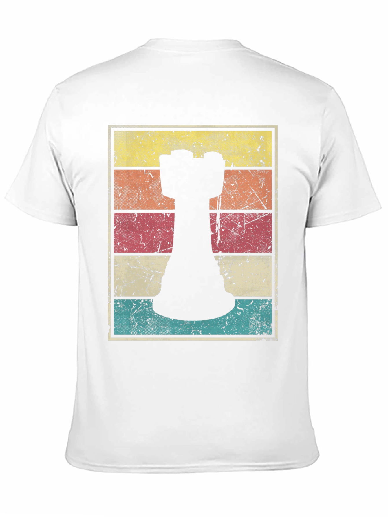 Chess Rook Retro T-Shirt
