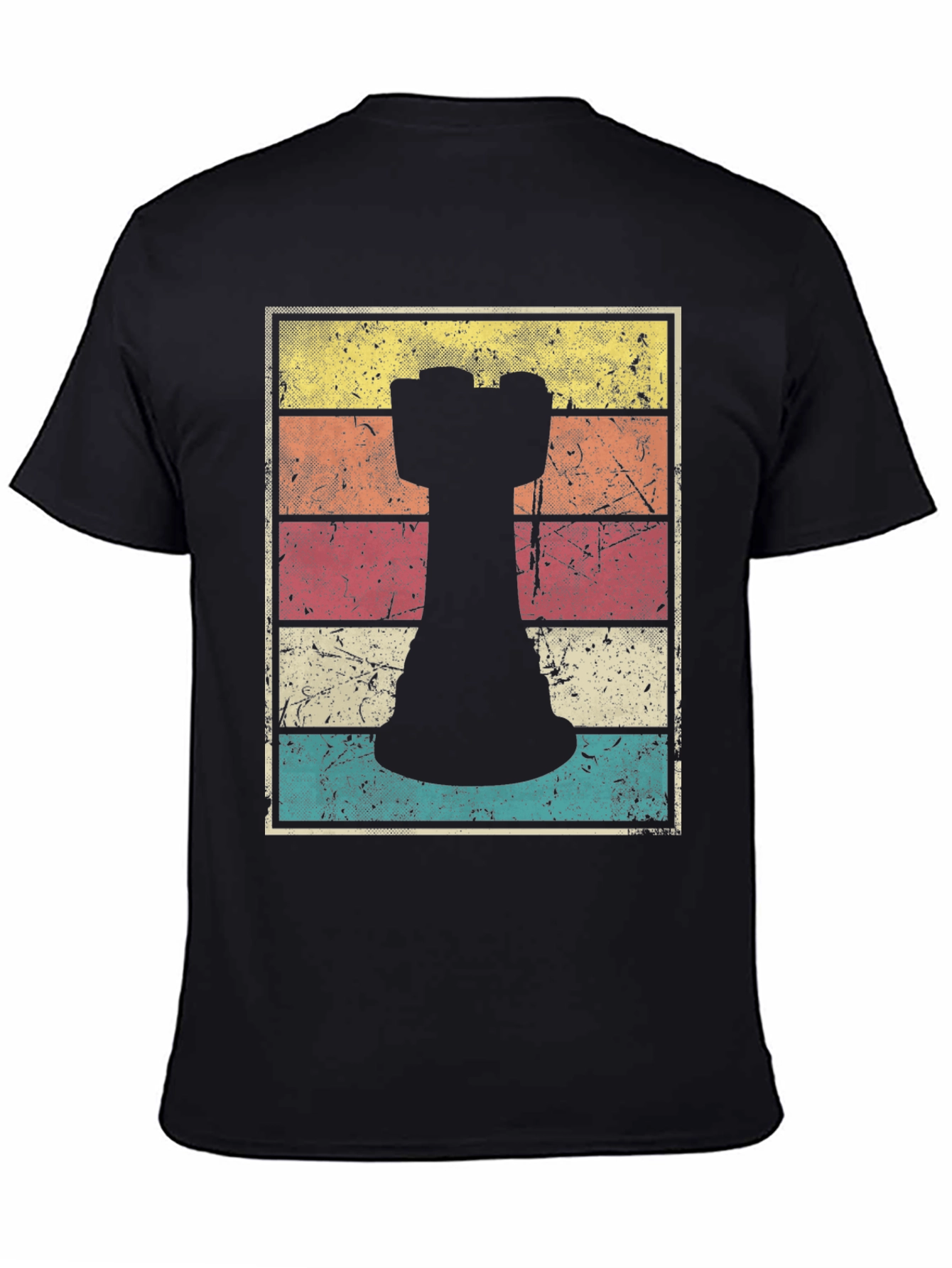 Chess Rook Retro T-Shirt