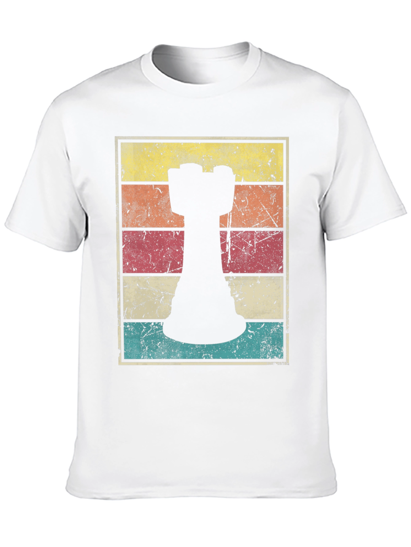 Chess Rook Retro T-Shirt