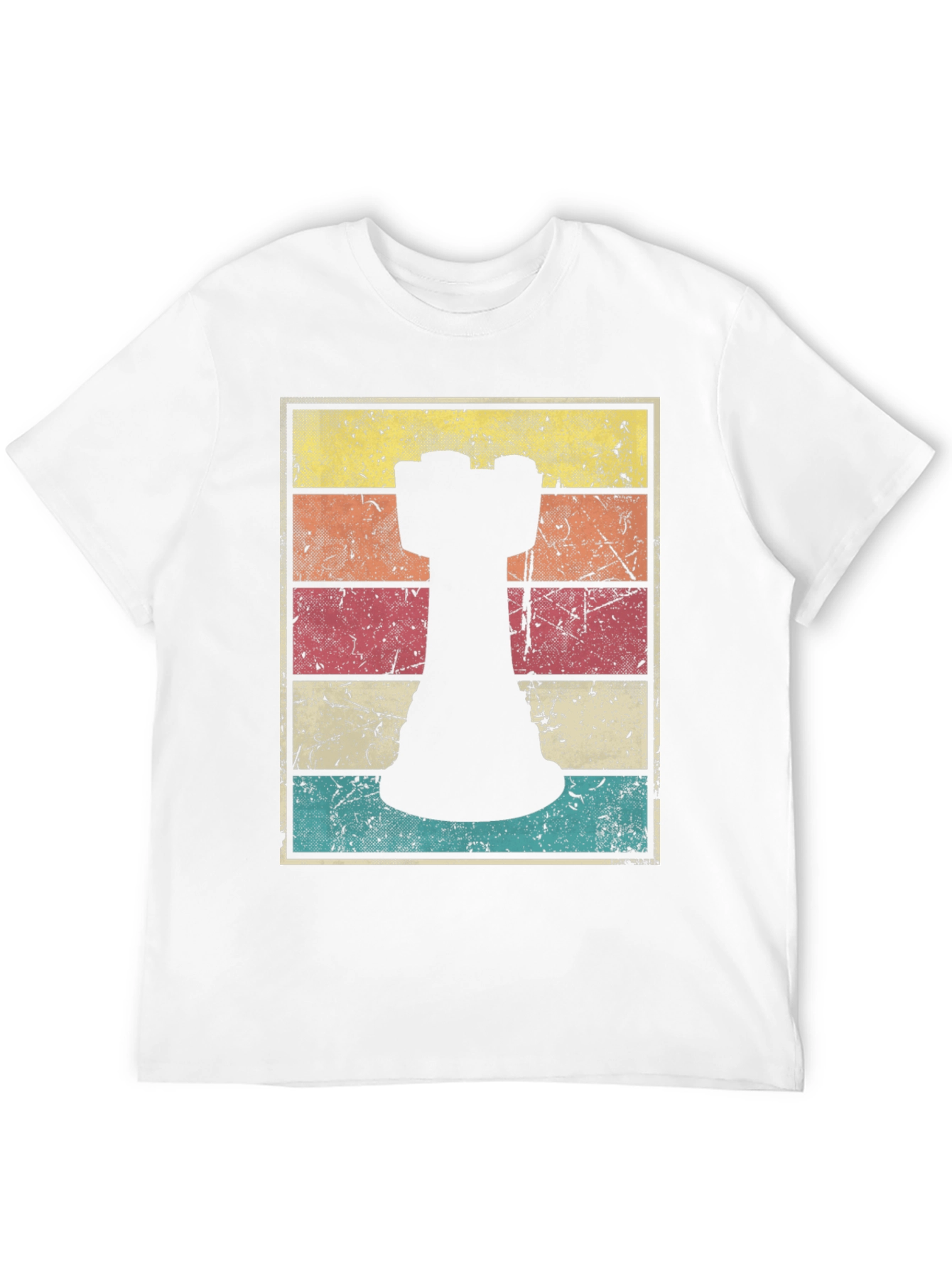 Chess Rook Retro T-Shirt