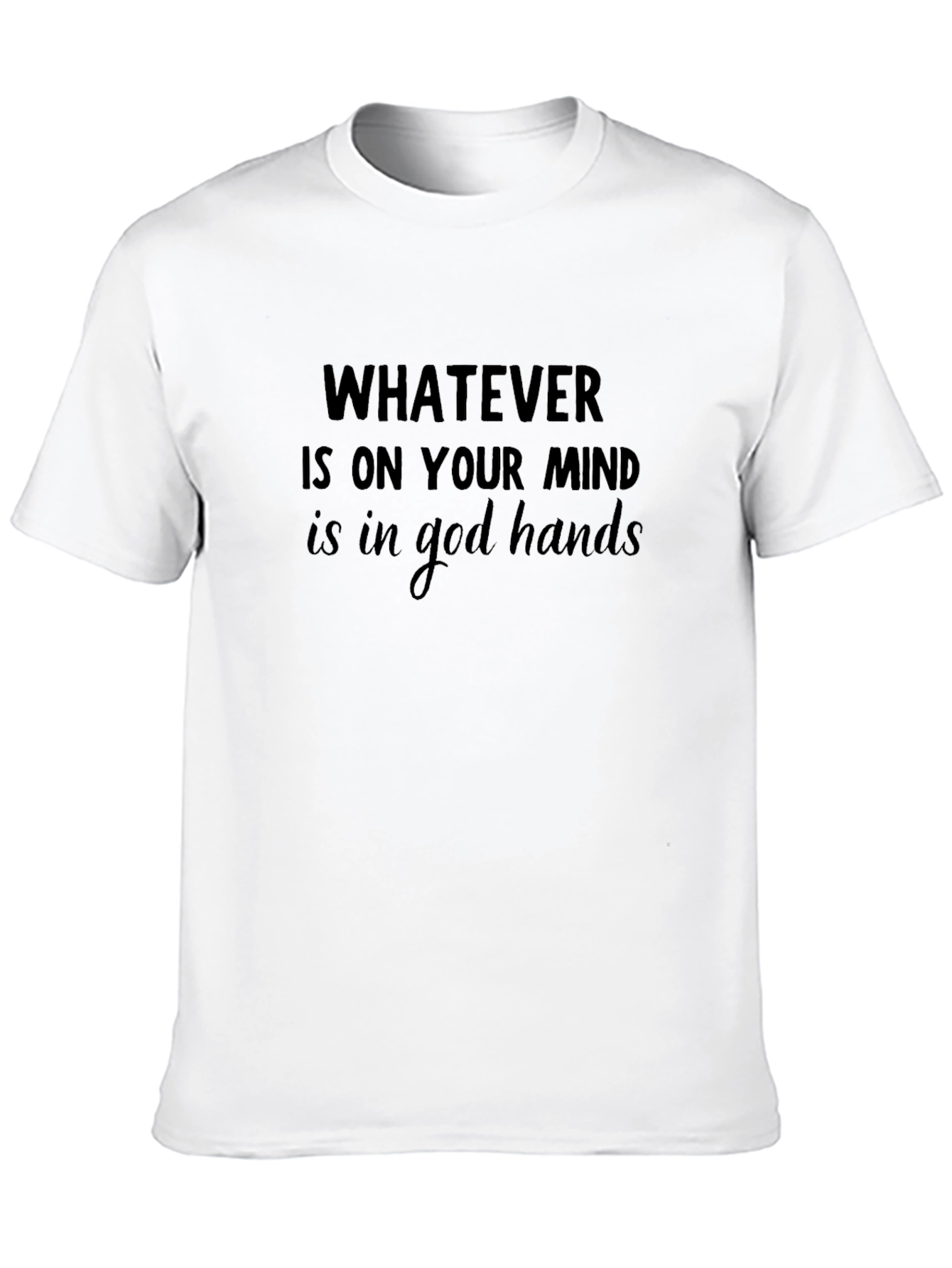 Whatever Is On Your Mind Black T-Shirt