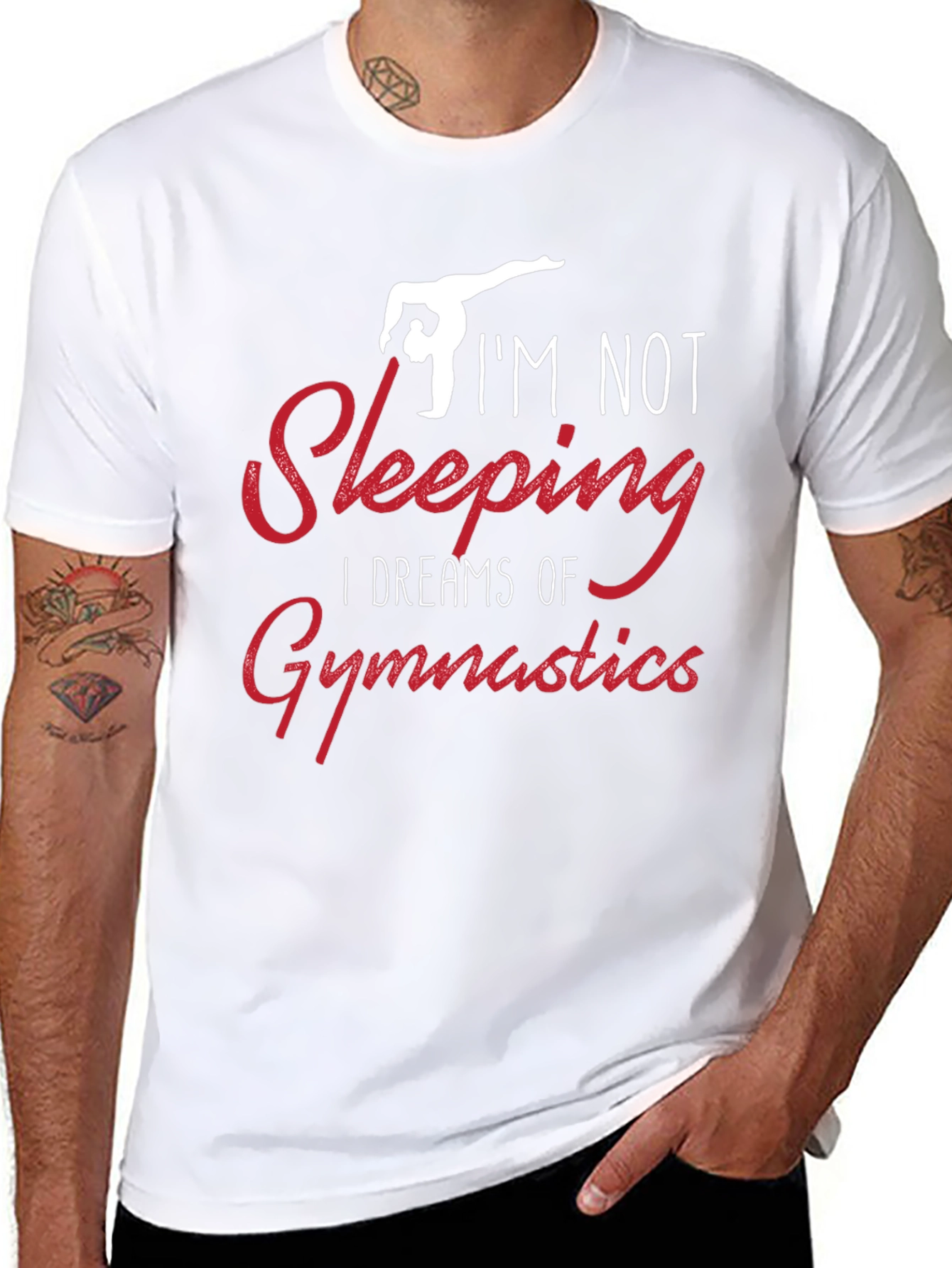 Gymnastics Dreams T-Shirt - Black Cotton