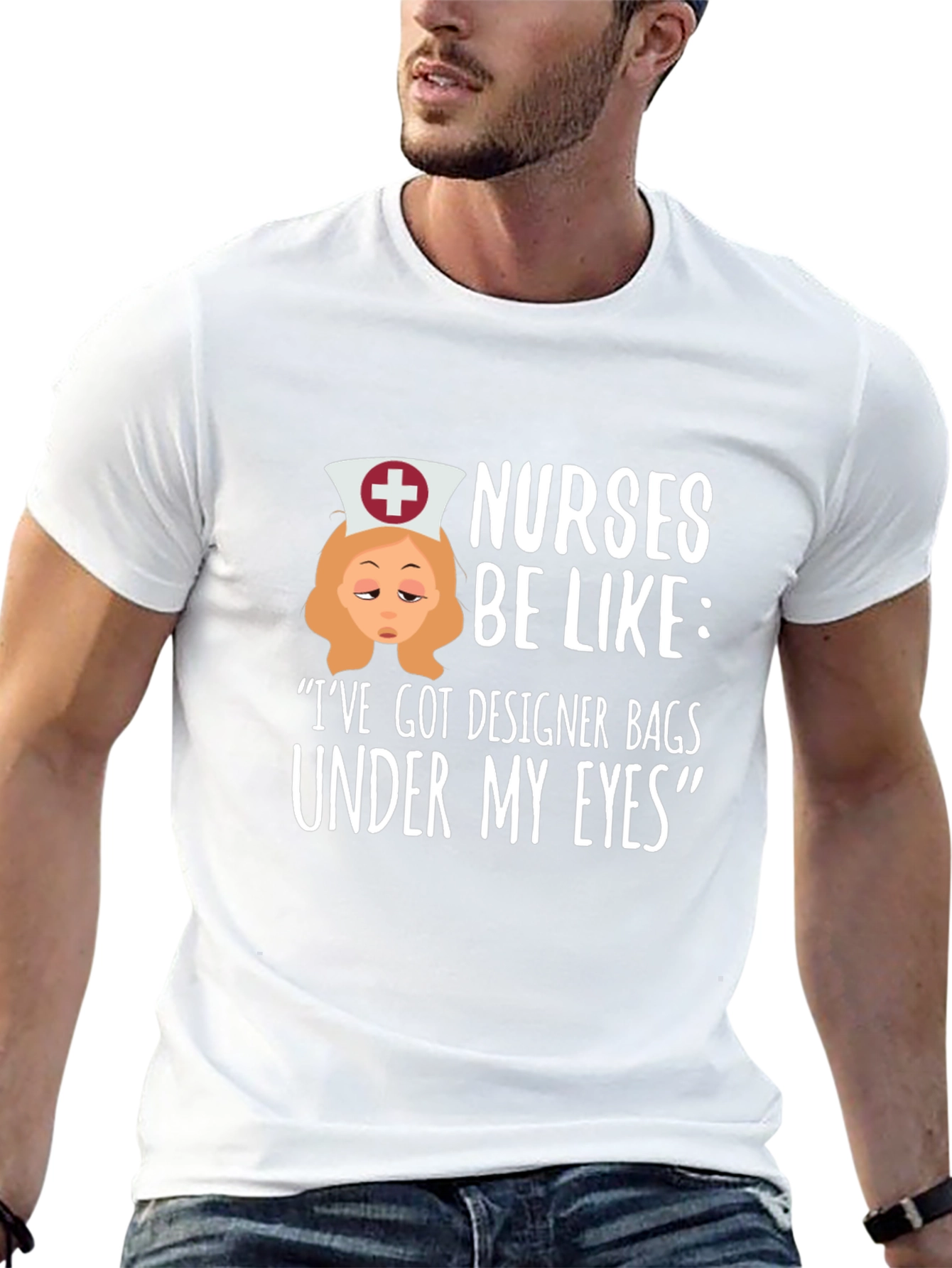 Nurses Be Like T-Shirt: Designer Bags Under My Eyes