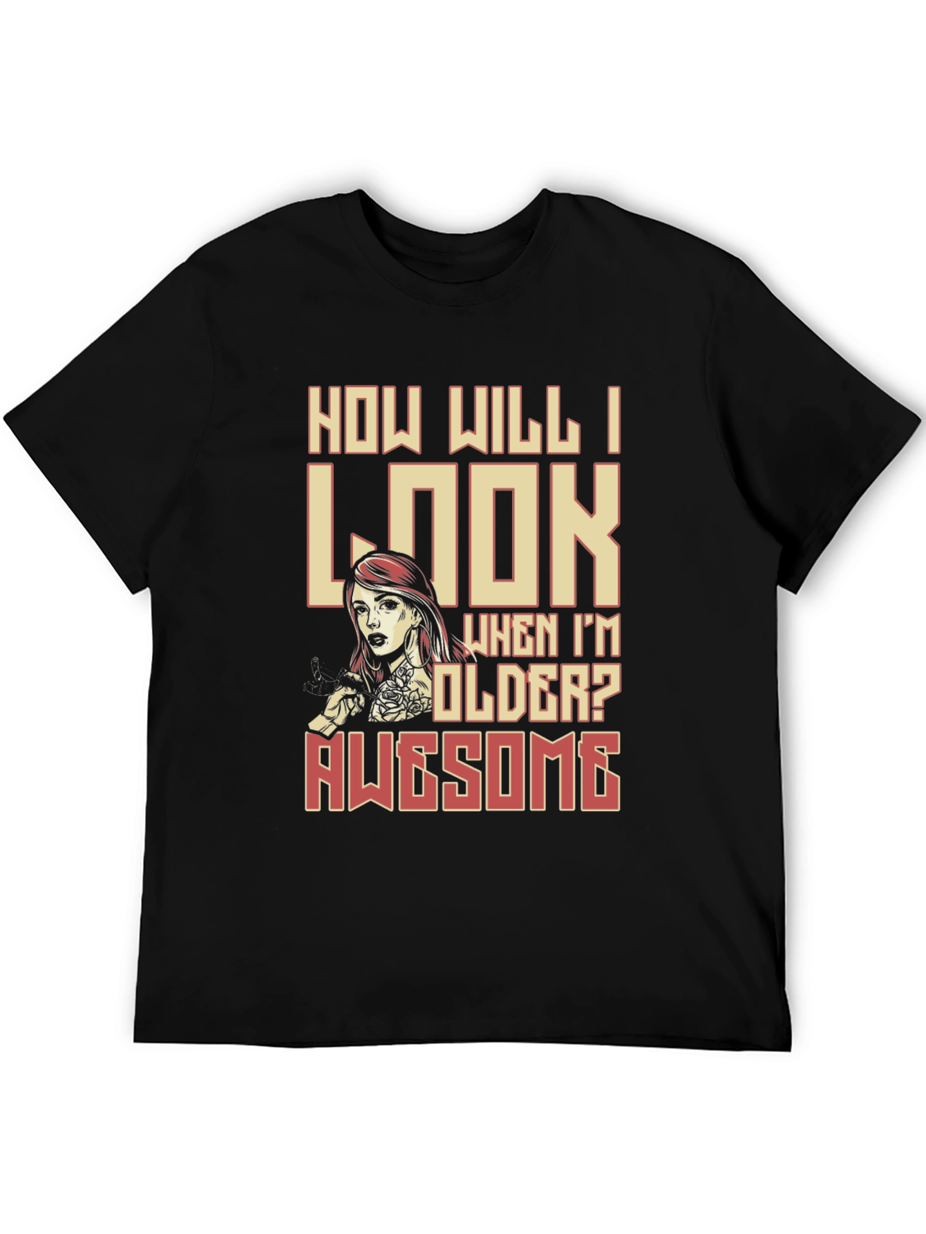Awesome When Im Older Black T-Shirt