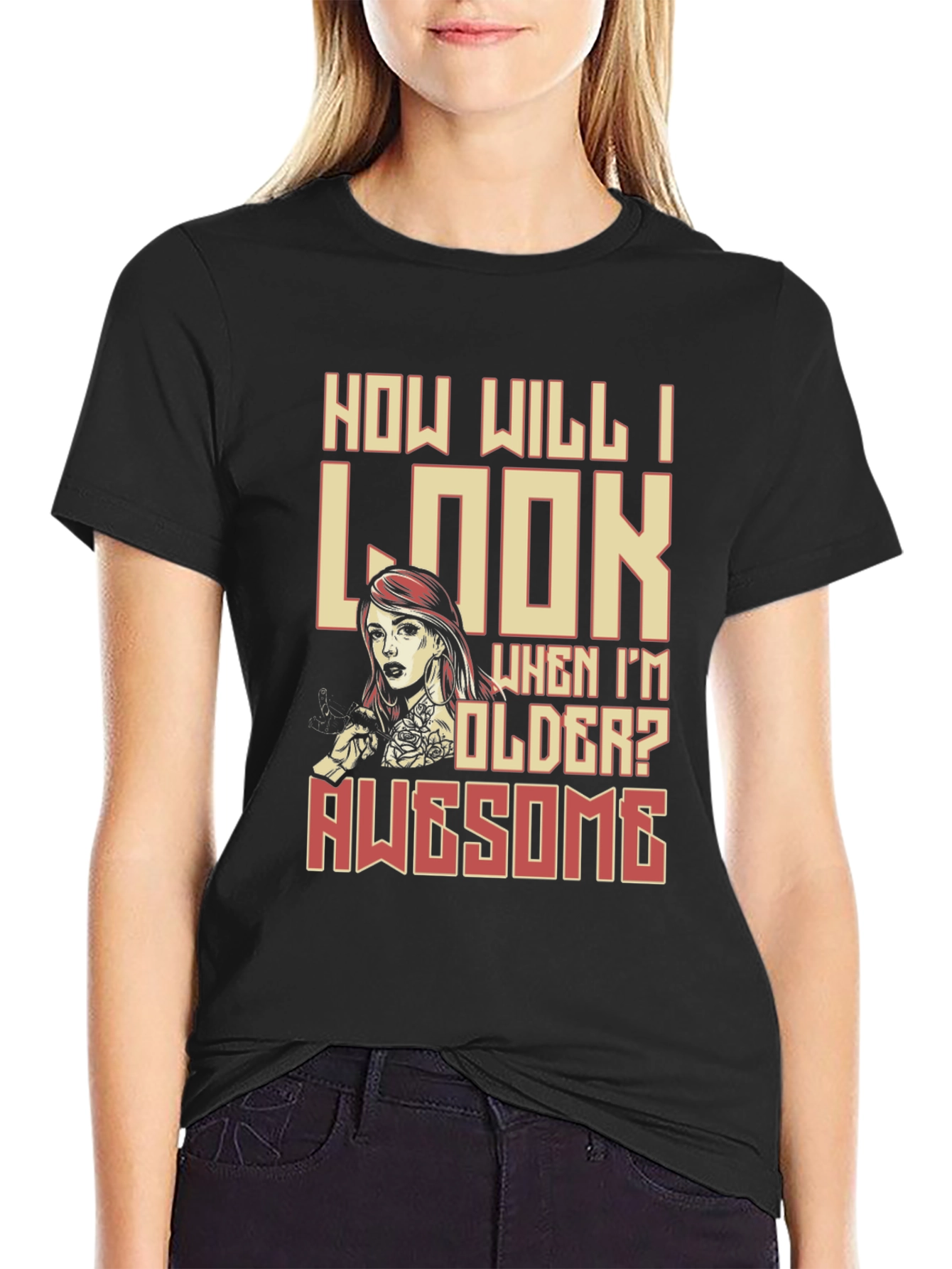 Awesome When Im Older Black T-Shirt