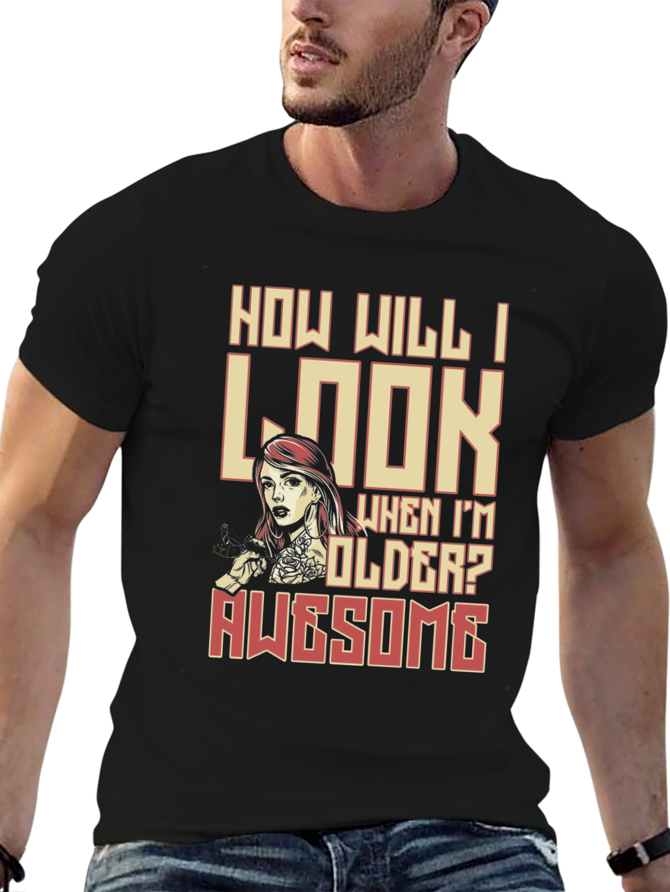 Awesome When Im Older Black T-Shirt