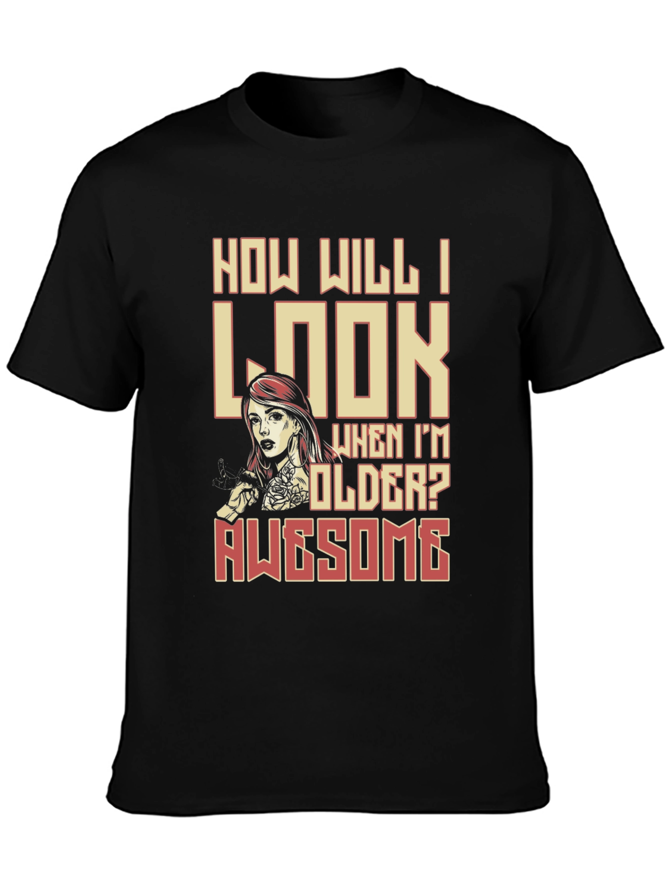 Awesome When Im Older Black T-Shirt