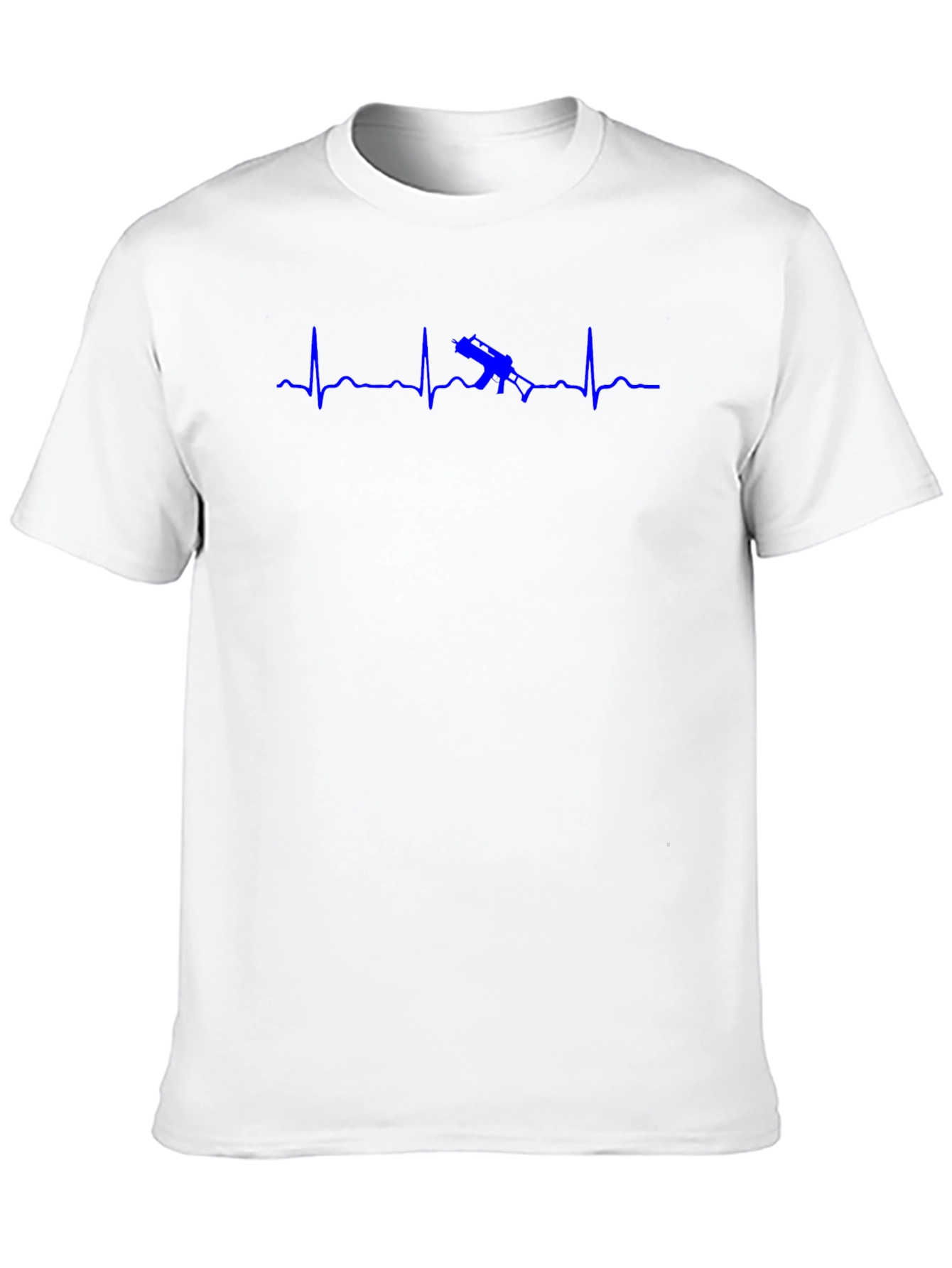 Gun Heartbeat T-Shirt - Stylish Novelty Tee